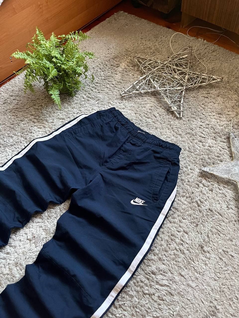 Nike × Vintage 00s Nike Vintage Pants Streetwear Logo Swoosh Rare Size US 32 / EU 48 - 4 Thumbnail