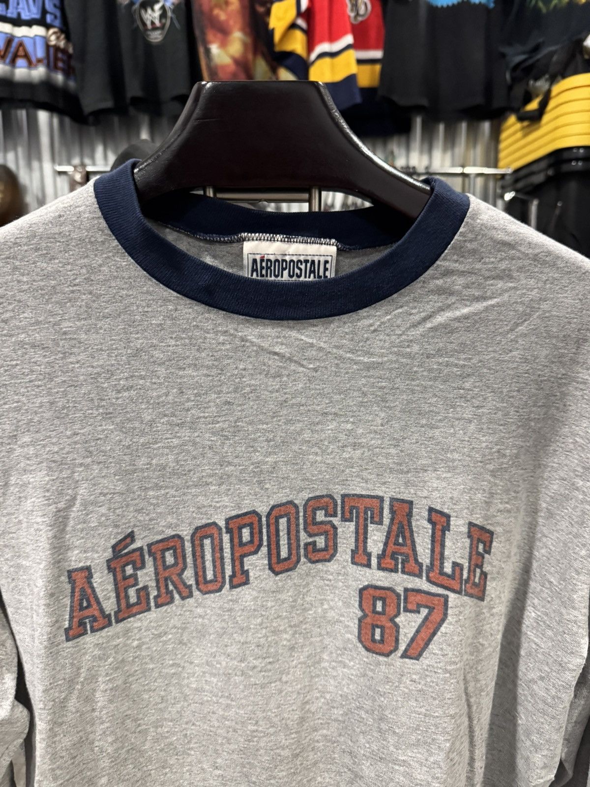 Aeropostale 90s Vintage Aeropastle Longsleeve XL Size US XL / EU 56 / 4 - 2 Thumbnail