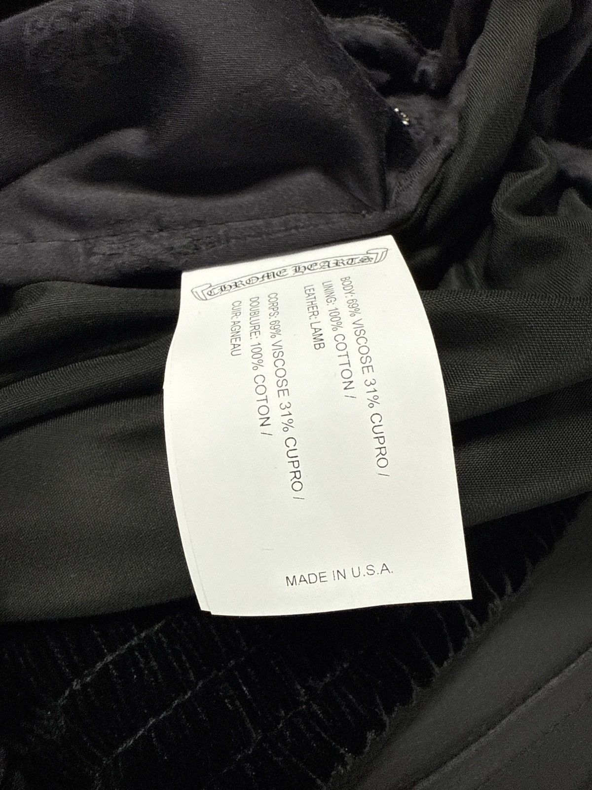 Chrome Hearts CHROME HEARTS SO IT GOES VELVET PANTS BLACK Size US 38 / EU 54 - 6 Thumbnail