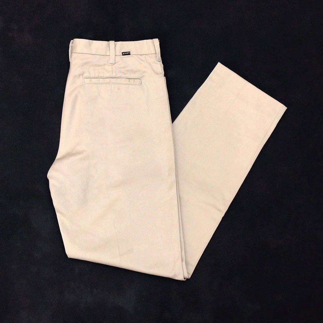 Levi's × Vintage Levi’s Sta-Prest 1990 90s Vintage W31 Straight Leg Slacks Size US 31 - 2 Thumbnail