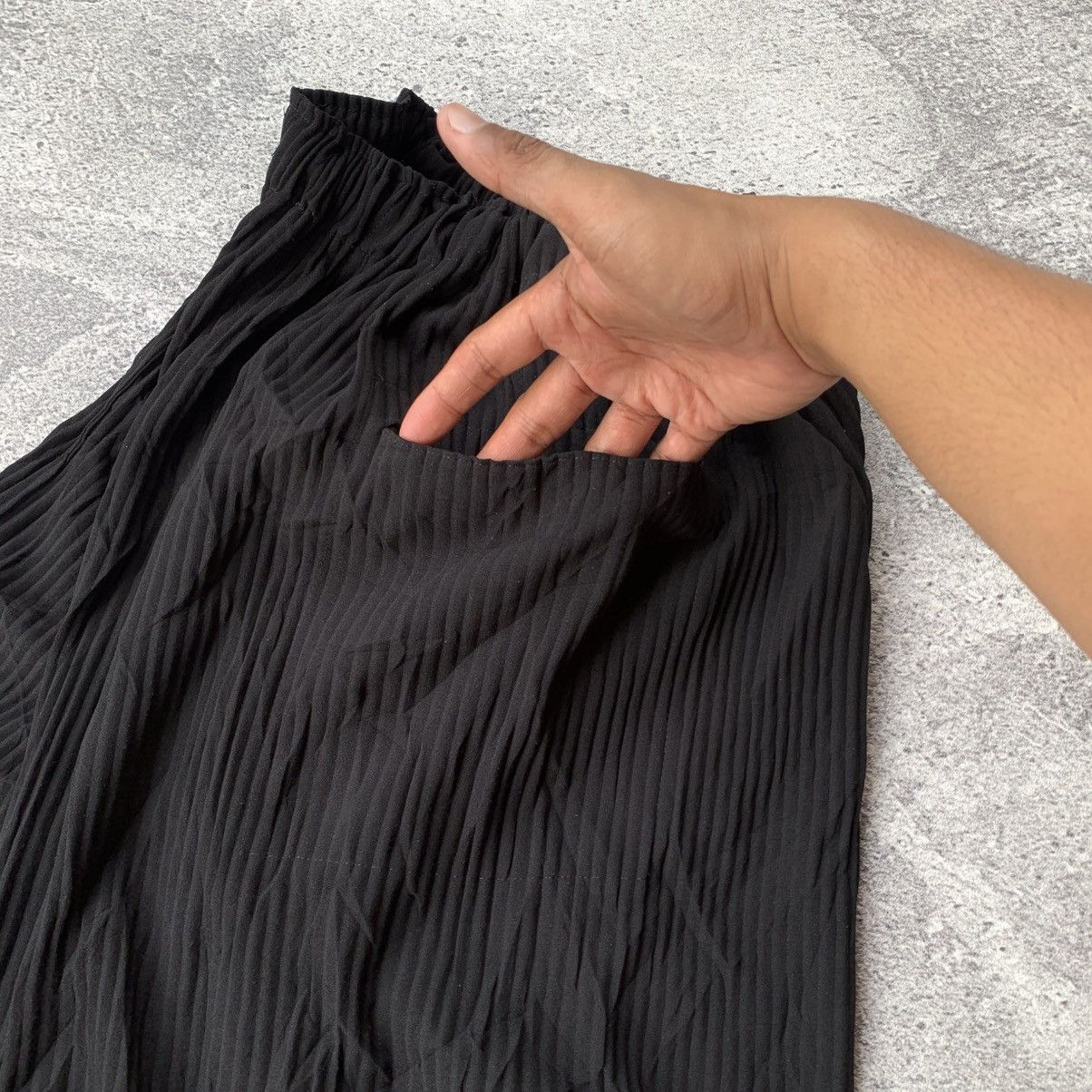 Issey Miyake Issey Miyake Me Pleats Super Wide leg Pants Size US 28 / EU 44 - 9 Thumbnail