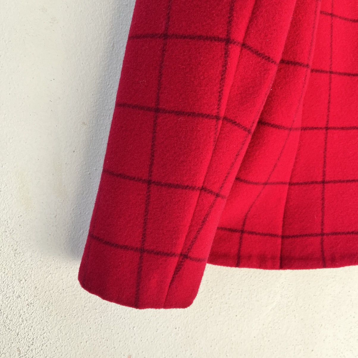 Christian Dior Monsieur Christian Dior CD Prêt-à-Porter Red Check Size S / US 4 / IT 40 - 6 Thumbnail
