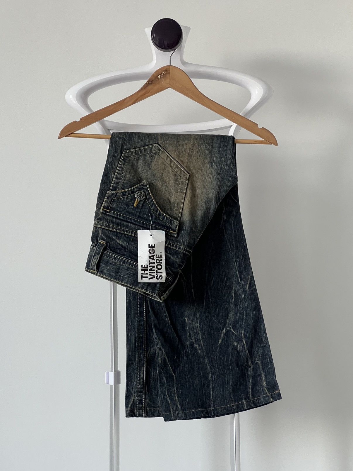 Japanese Brand P627 ET/ET BOITE FLARED DENIM MADE IN JAPAN Size US 30 / EU 46 - 2 Thumbnail