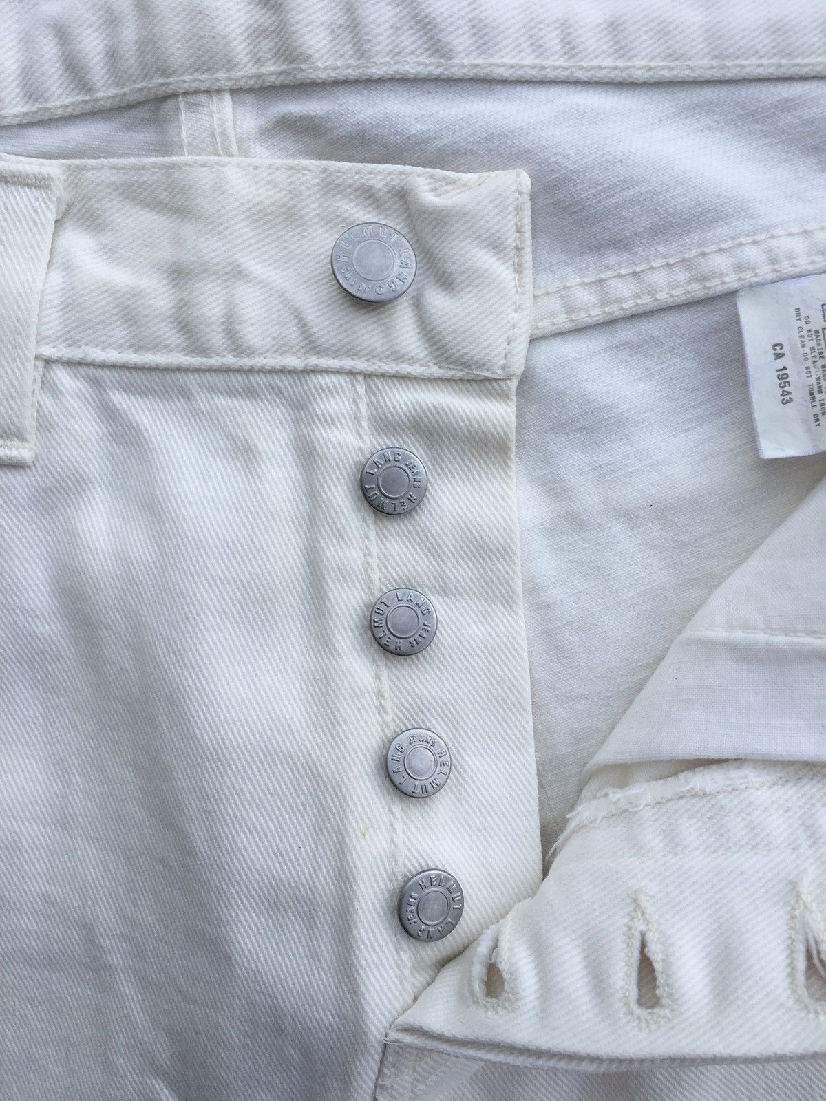 Helmut Lang Rare Vintage Helmut Lang White Denim/ Jeans Classic Cut Size US 28 / EU 44 - 10 Thumbnail