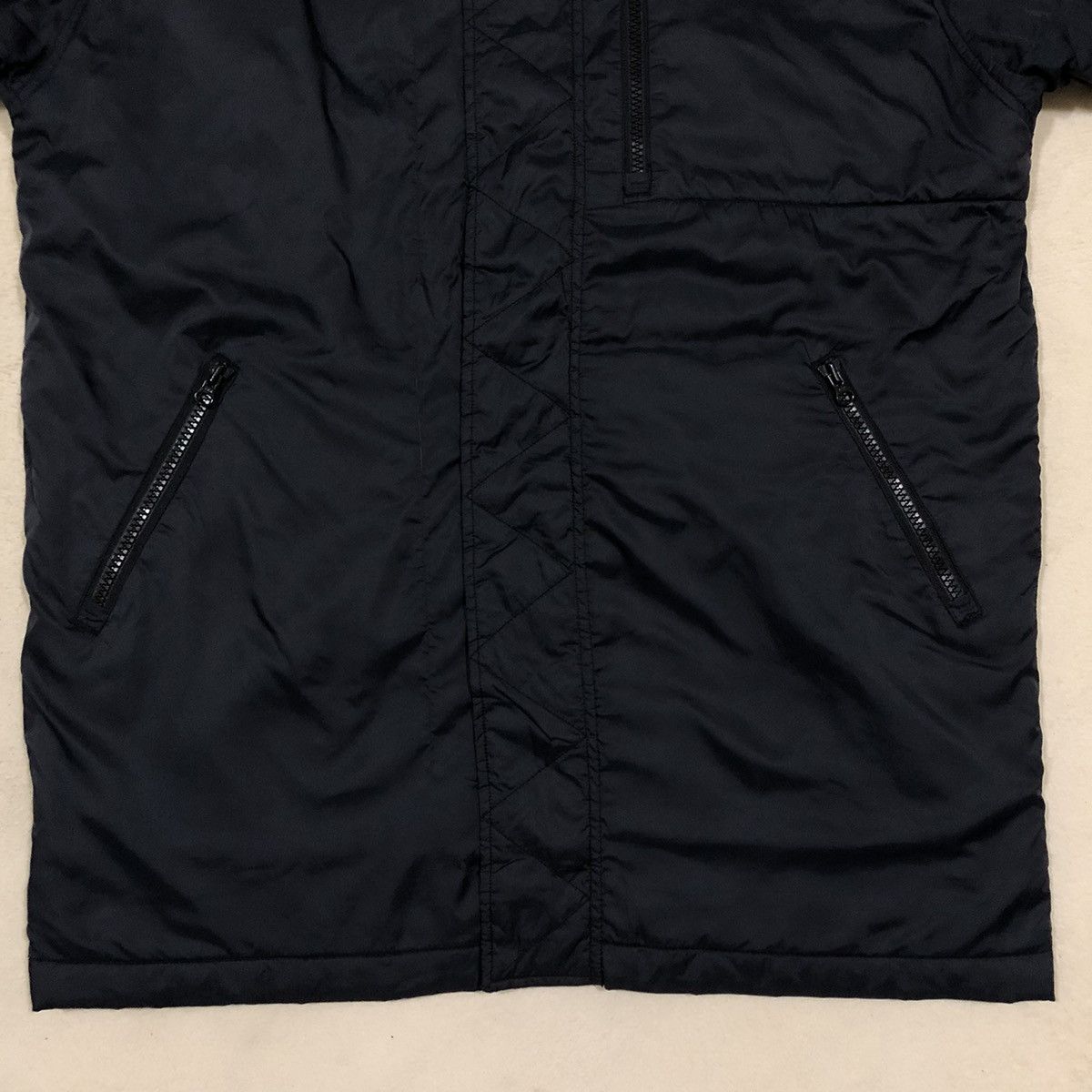 Nike × Vintage VINTAGE Y2K NIKE Long Puffer Jacket Size US L / EU 52-54 / 3 - 3 Thumbnail