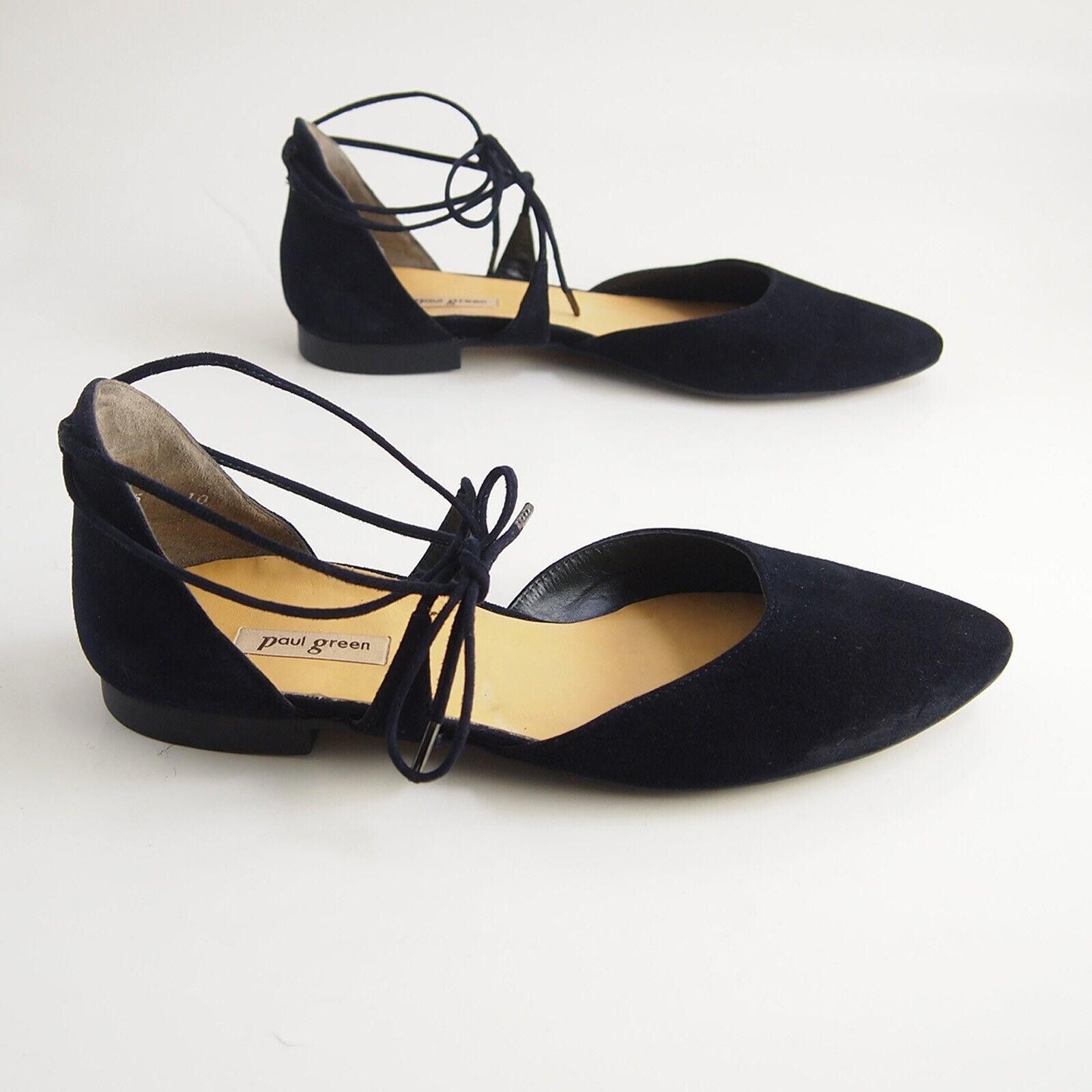 Other Paul Green Mary Jane Flats Blue Suede Womens EU 38 US 7.5 Size US 7.5 / IT 37.5 - 4 Thumbnail