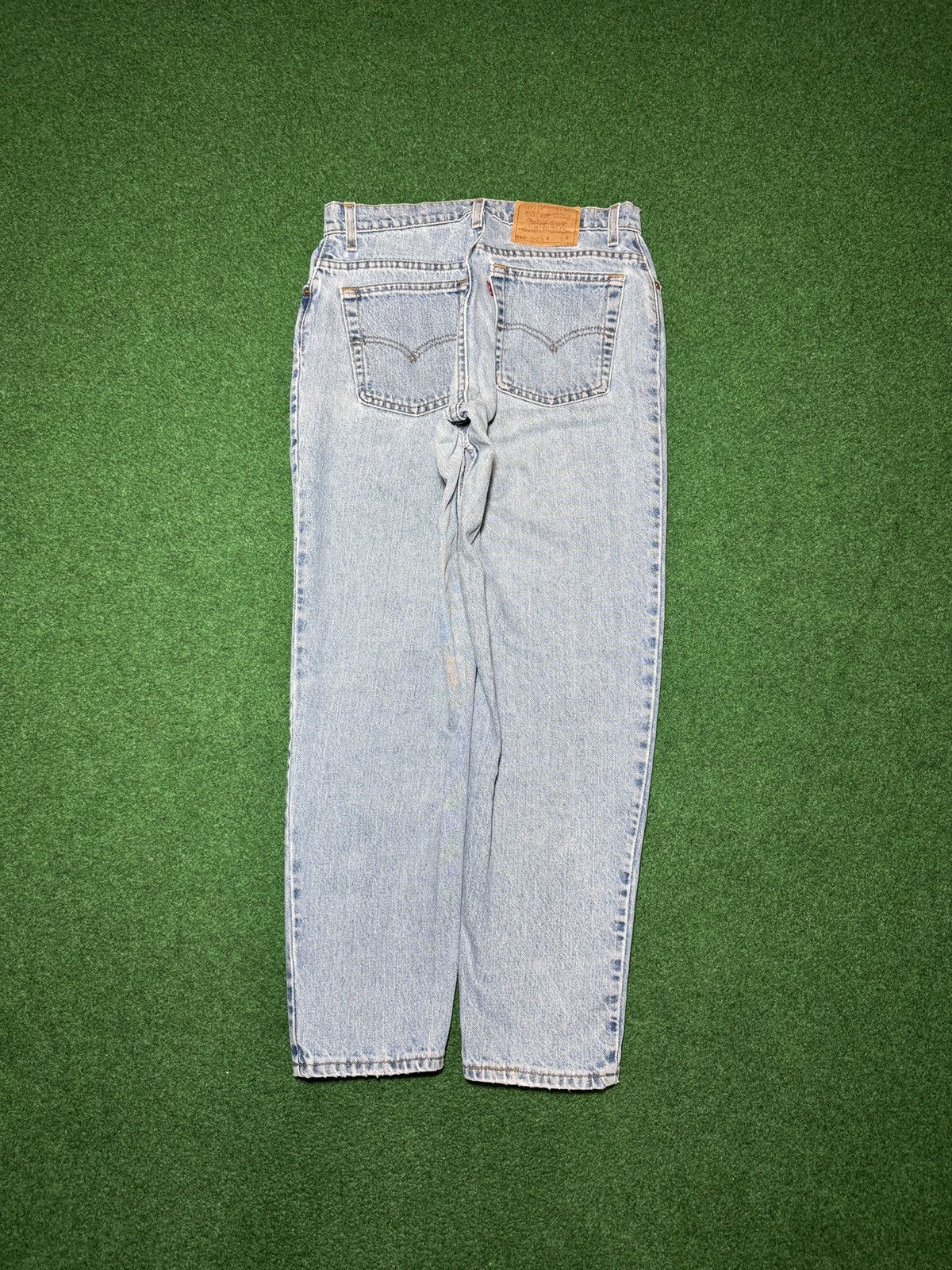 Levi's Vtg 90s Levi’s 550 Relaxed Fit USA Made Light Wash Jeans Size 31" - 1 Thumbnail