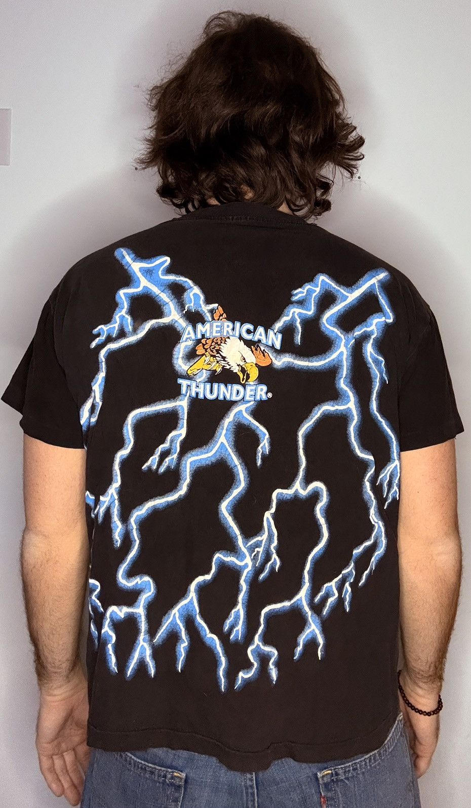 Native Vintage American Thunder AOP Lightning Native American Tee Size US M / EU 48-50 / 2 - 2 Thumbnail