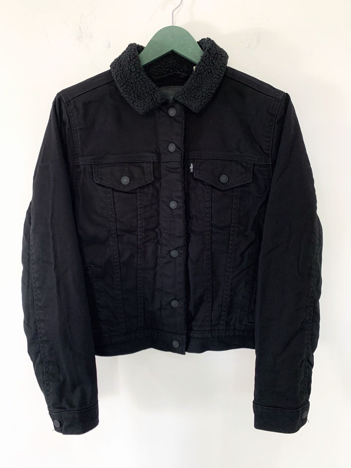Levi's Levis sherpa black trucker jacket rare Size US M / EU 48-50 / 2 - 8 Thumbnail