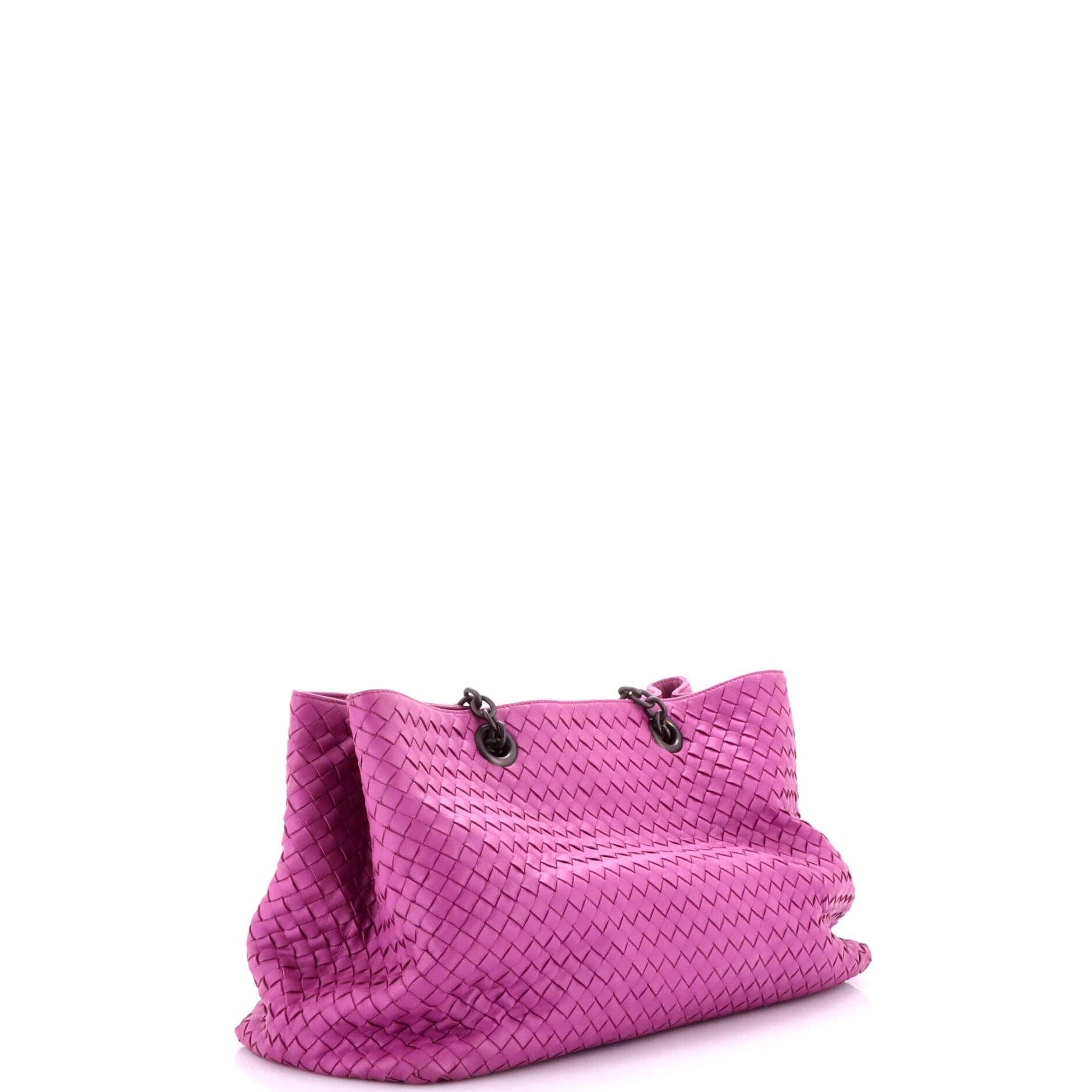 Bottega Veneta Double Chain Tote Intrecciato Nappa Large Size ONE SIZE - 1 Thumbnail