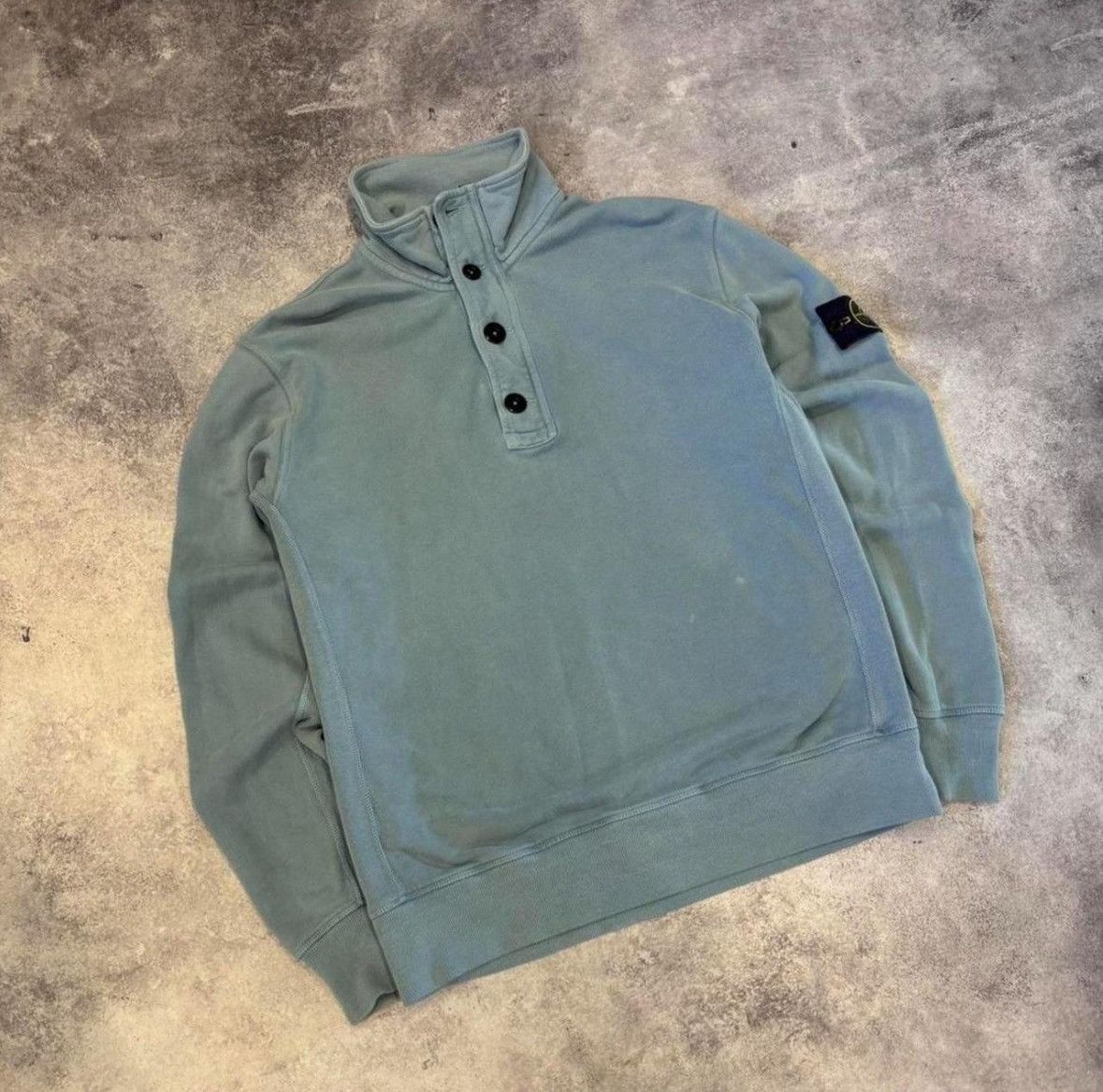 Stone Island Stone island blue quarter-zip jumper Size US M / EU 48-50 / 2 - 1 Thumbnail