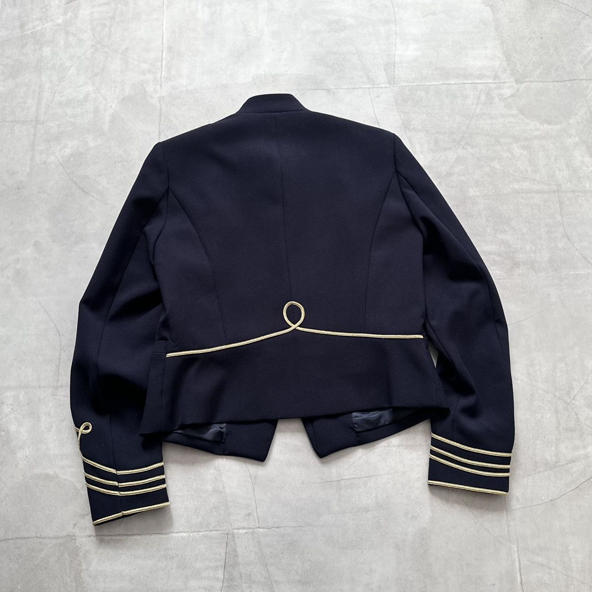 Hysteric Glamour 00s Napoleon Military Jacket Balmain PPFM Hedi Slimane Vibe Size M / US 6-8 / IT 42-44 - 14 Thumbnail