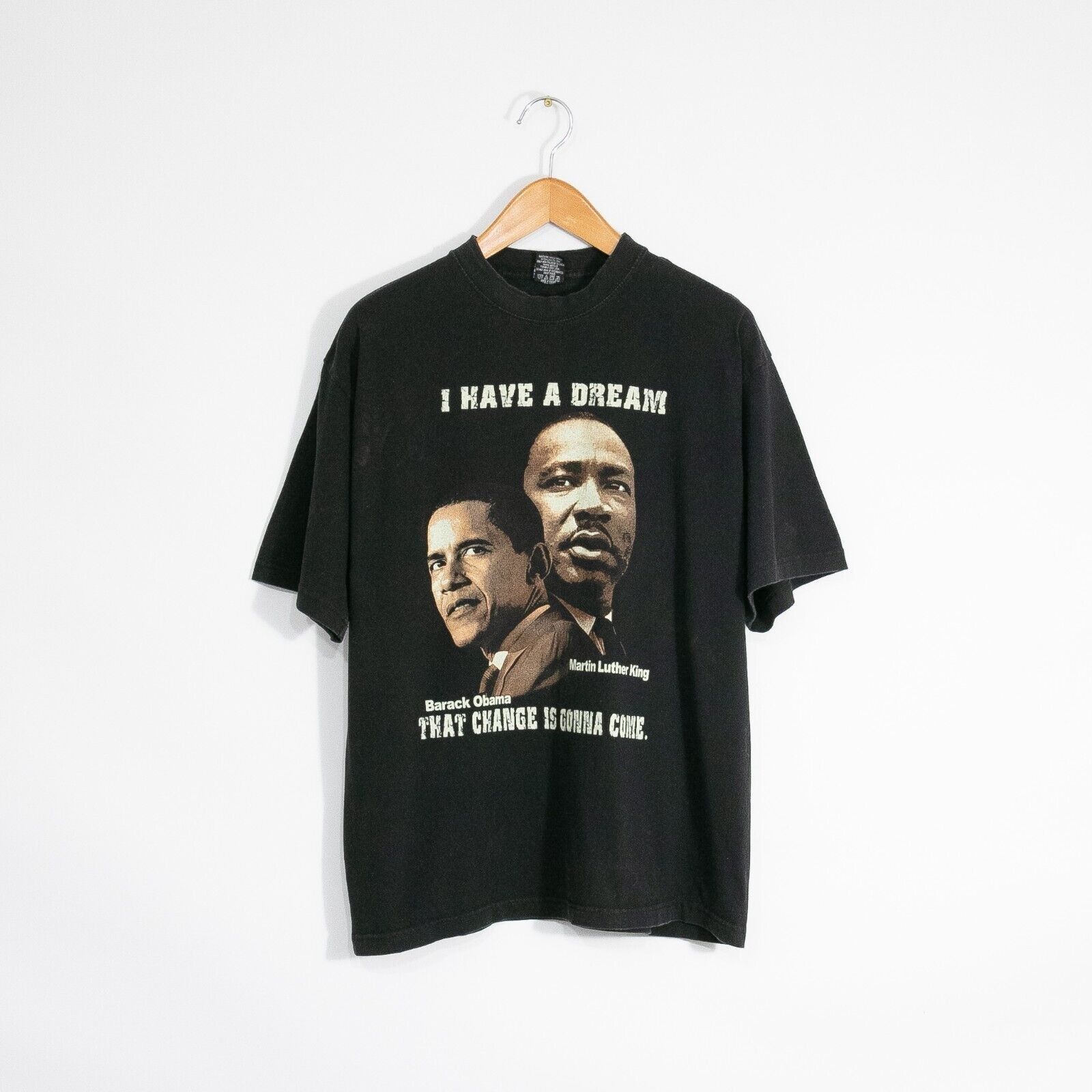 Vintage Vintage Y2K Barack Obama T Shirt XL - Martin Luther King MLK Size US XL / EU 56 / 4 - 1 Thumbnail