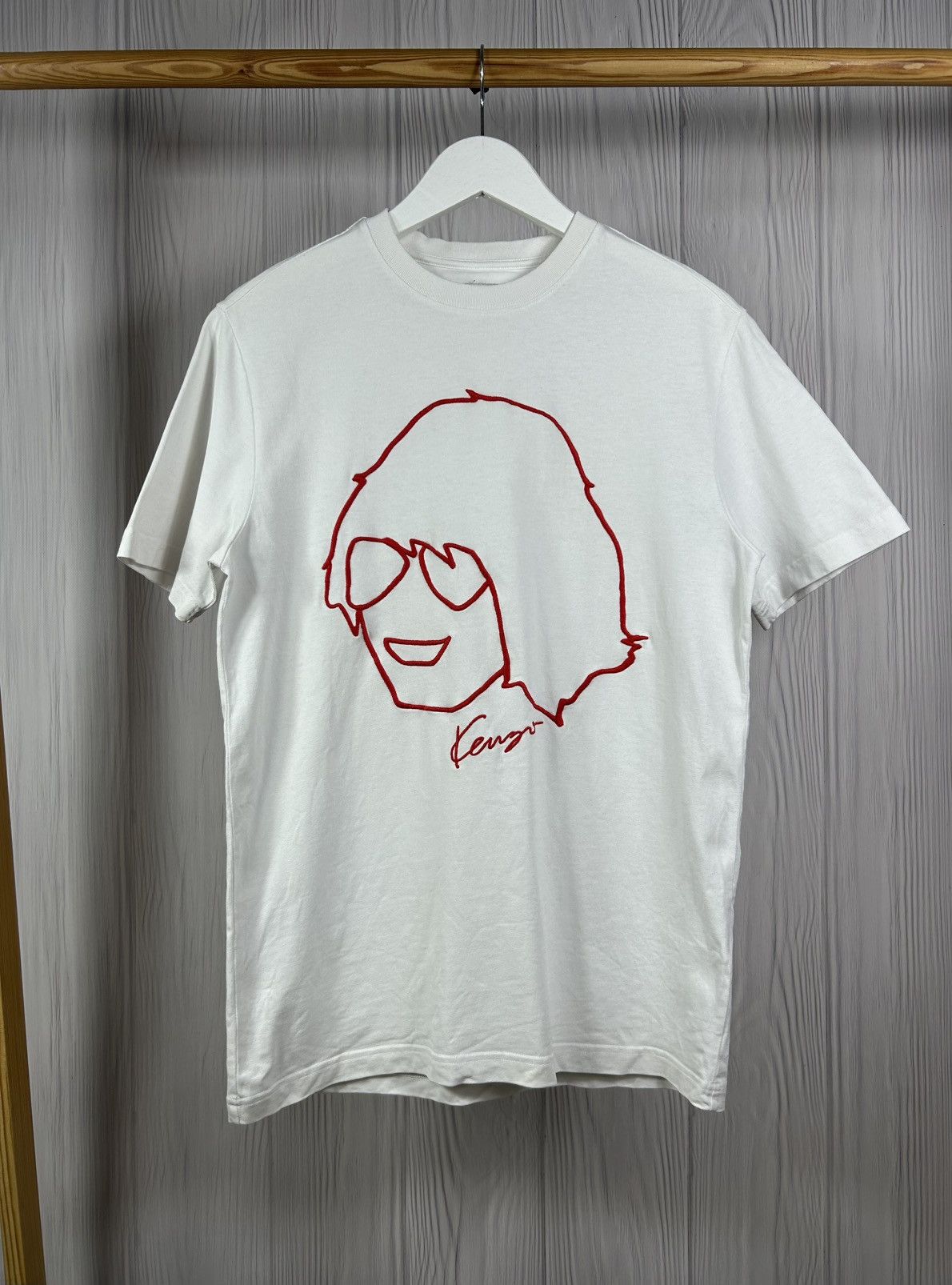 Kenzo KENZO Hommage Big Logo White T-Shirt Size XS Size US XS / EU 42 / 0 - 1 Thumbnail