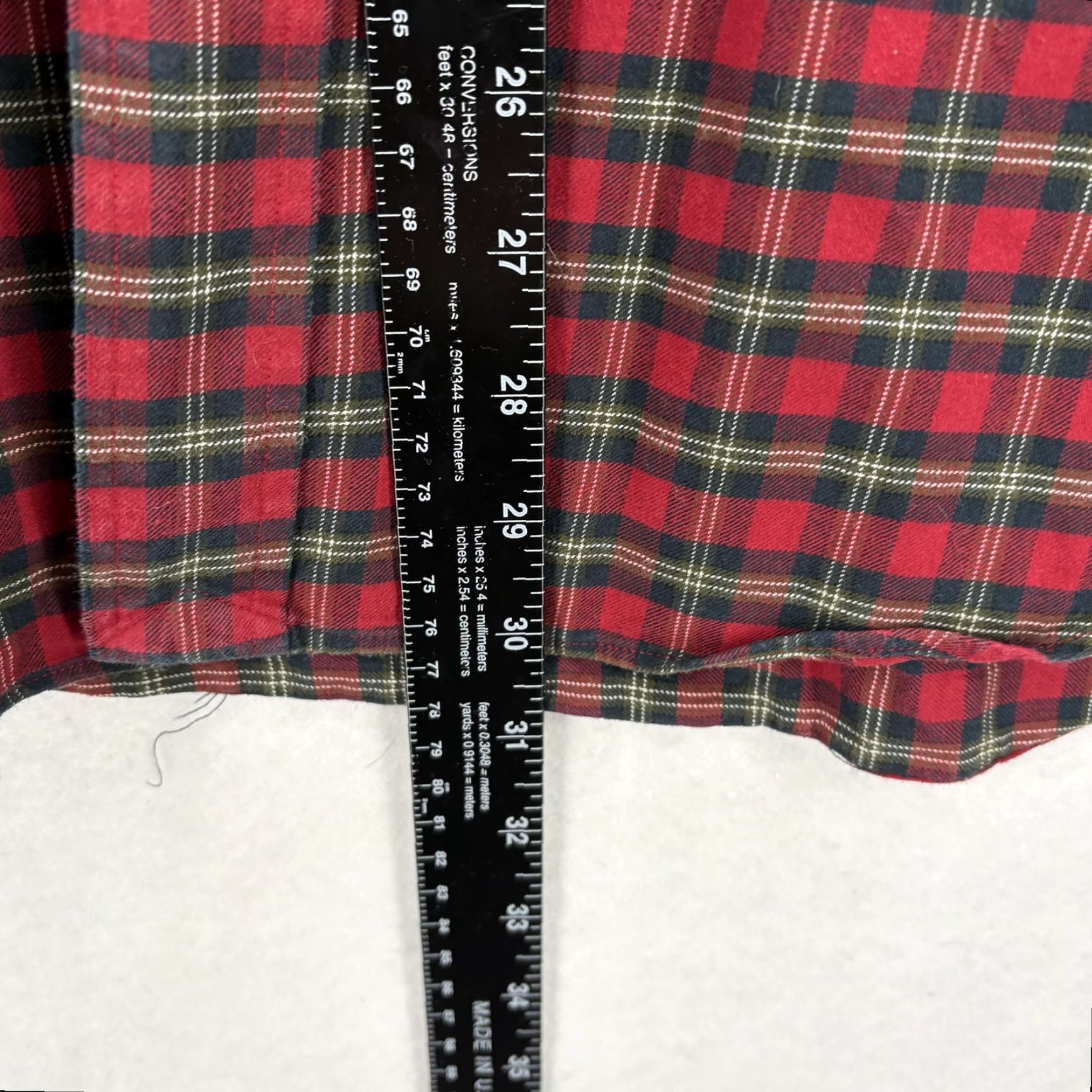 Ralph Lauren Ralph Lauren Shirt Mens Large Red Plaid Flannel Long Sleeve Button Up Classic Size US L / EU 52-54 / 3 - 5 Thumbnail