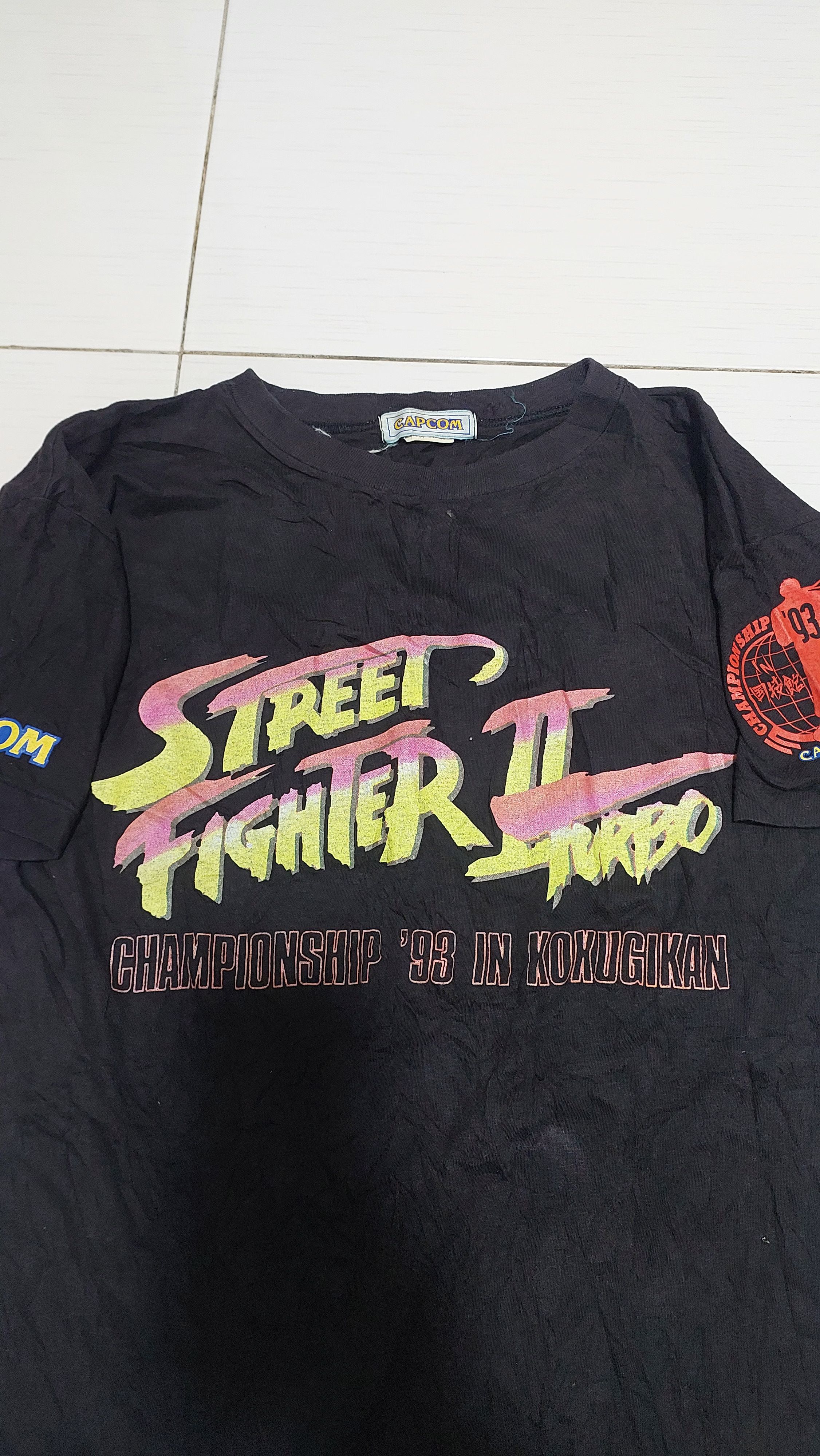 Playstation VINTAGE CAPCOM STREET FIGHTER CHAMPIONSHIP GAMES TSHIRT Size US L / EU 52-54 / 3 - 11 Thumbnail