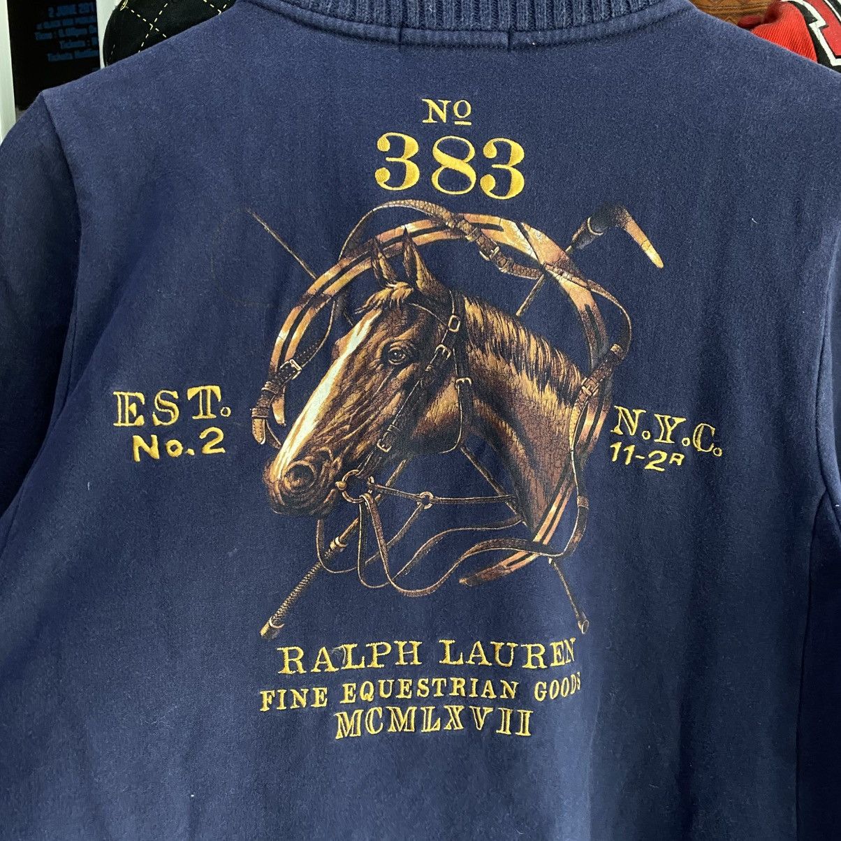 Ralph Lauren Ralph Lauren Equestrian Horse Blue 383 Big Pony Toggle Sweat Size M / US 6-8 / IT 42-44 - 10 Thumbnail