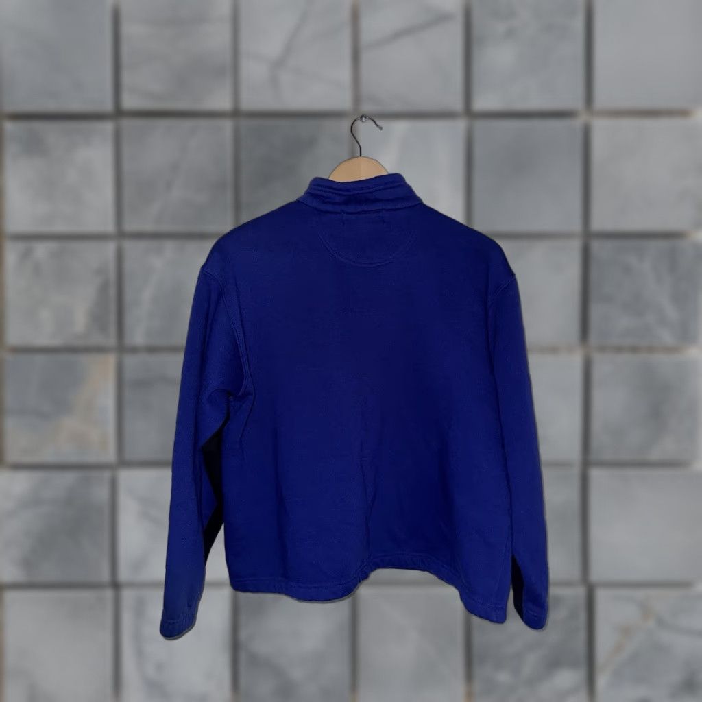 Vintage VINTAGE Pacer Quarter Zip Sweater Men Medium Blue Cropped Pullover 22X21 M Size US M / EU 48-50 / 2 - 1 Thumbnail