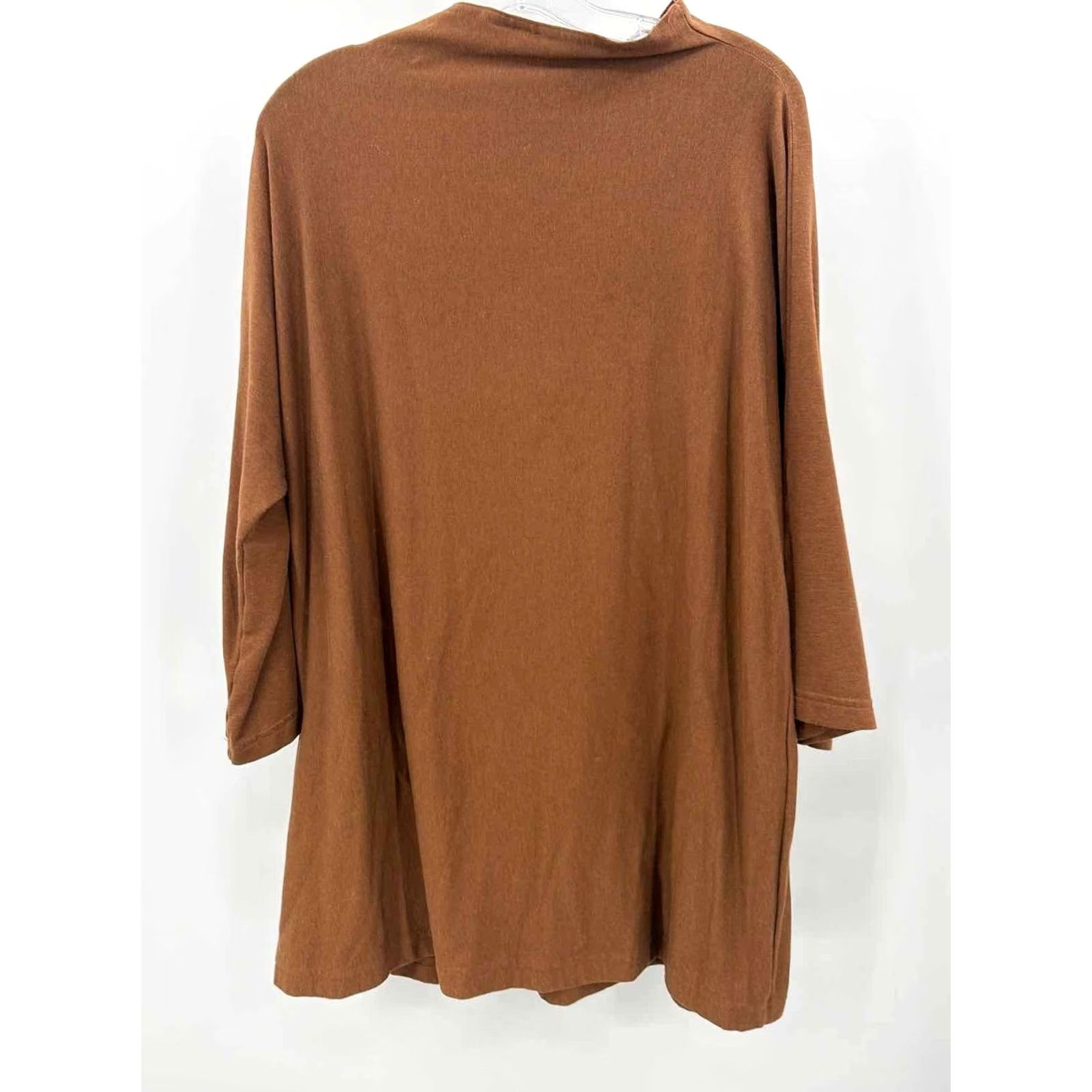 Vintage Bryn Walker Blouse Brown Large Regular Women? Size L / US 10 / IT 46 - 2 Thumbnail