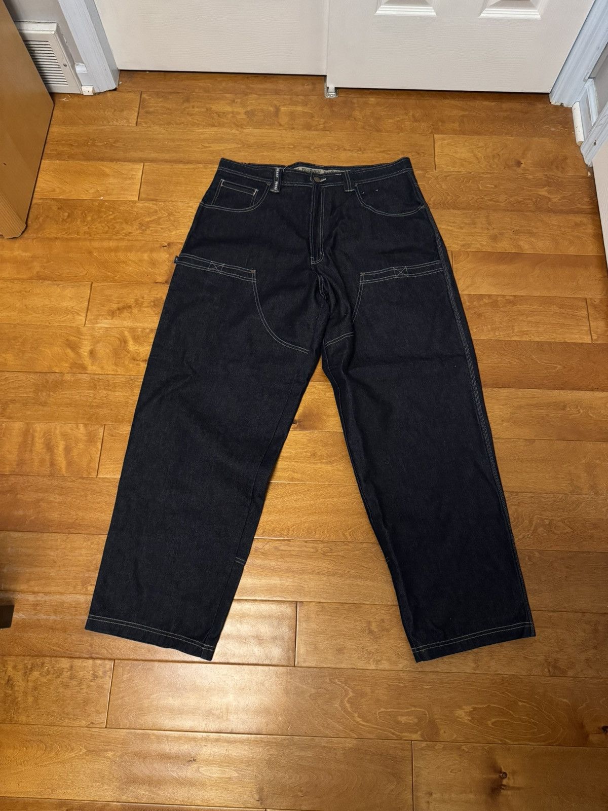 パンツ 2000's pelle pelle rigid denim pants Pelle Pelle Jeans Size 36 W37xl34 Vintage Pelle Pelle Baggy