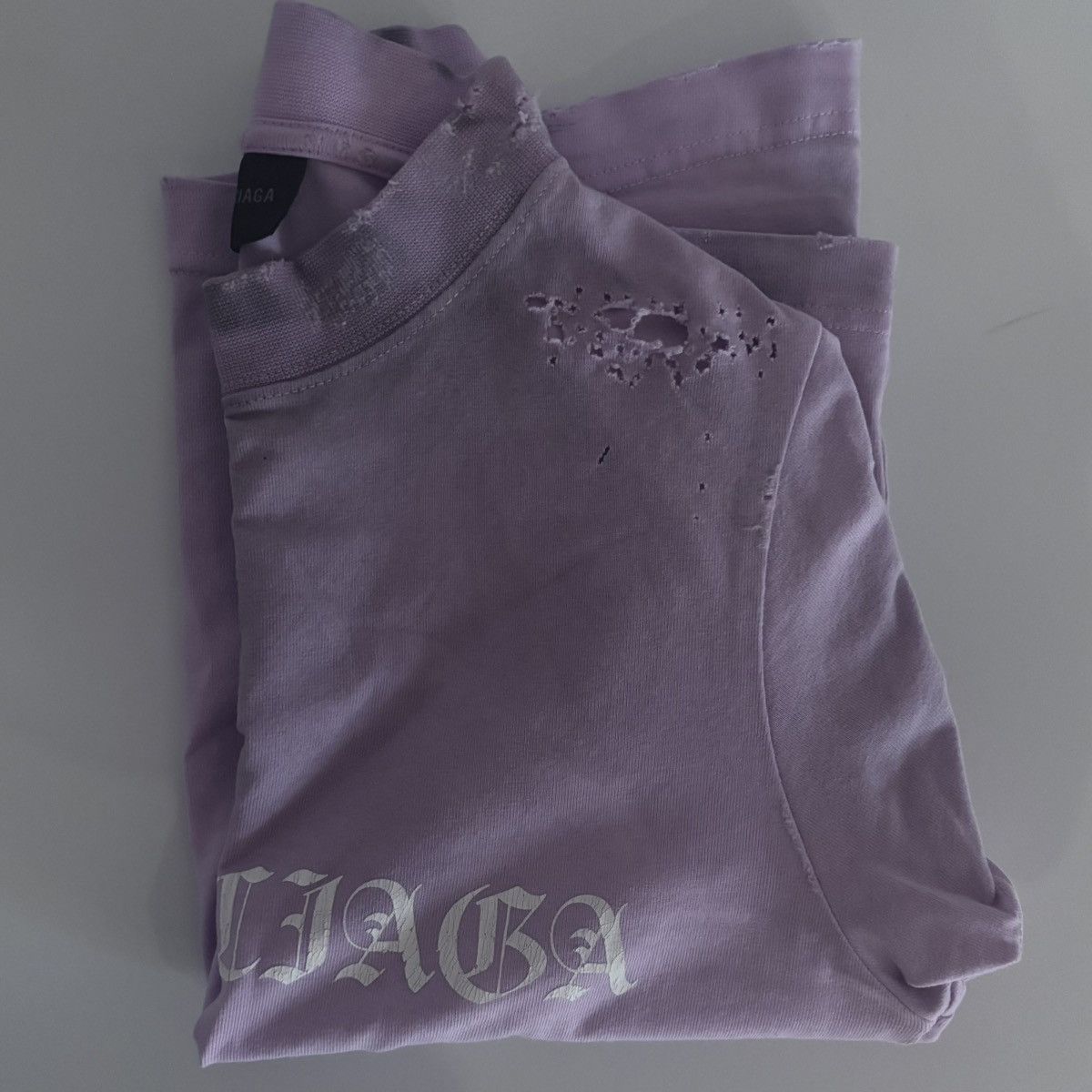 Balenciaga Balenciaga Gothic Type T-Shirt Pink Size S / US 4 / IT 40 - 6 Thumbnail