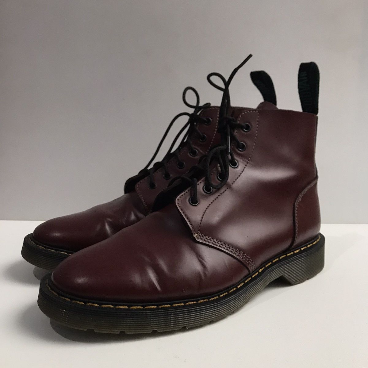 Moon Boot × Other UK × Solovair Solovair Hawkins 6 Eye Astronaut Boots Formal Leather Shoes Size US 9 / EU 42 - 2 Thumbnail