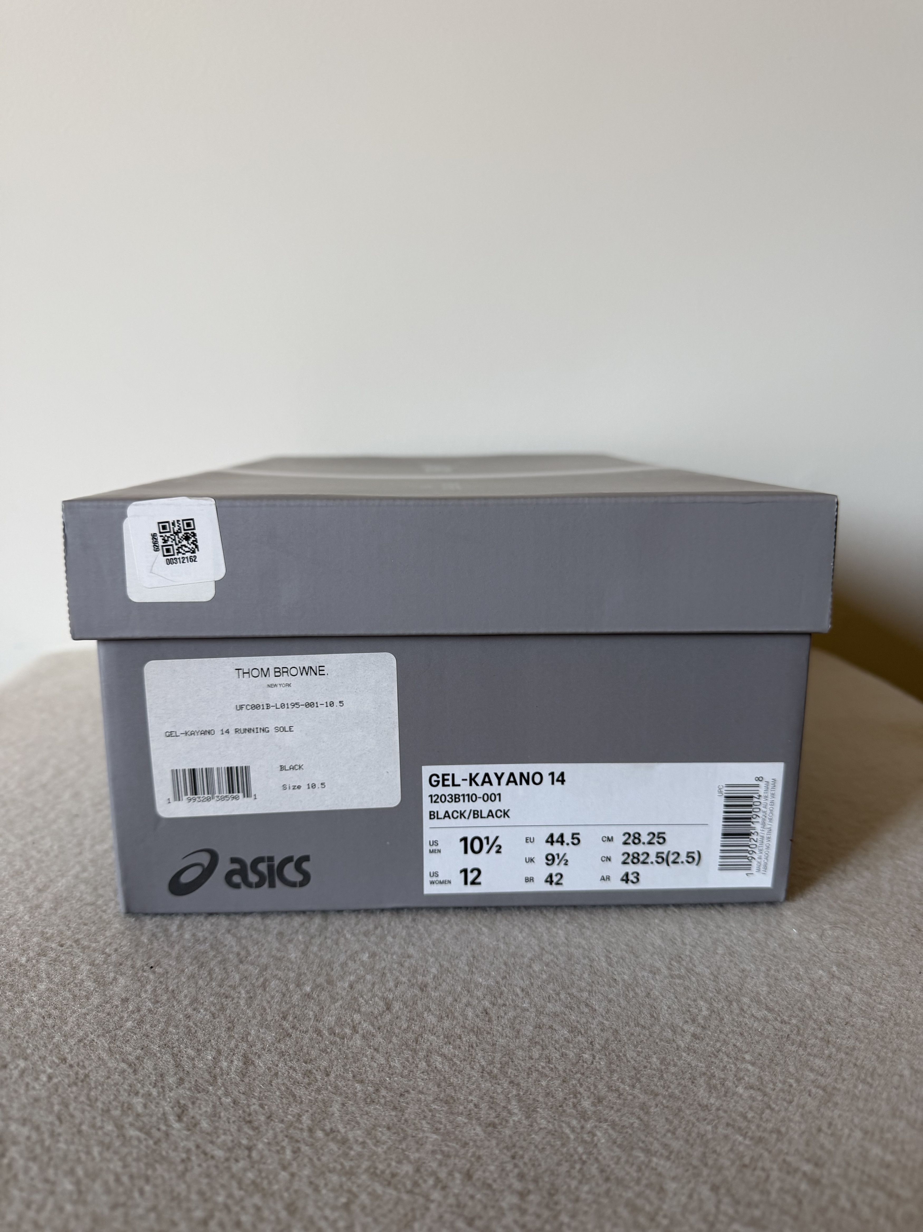 Thom Browne Thom Browne Asics Gel Kayano 14 in Black Size US 10.5 / EU 43-44 - 7 Thumbnail
