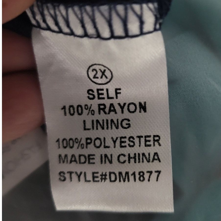 Other Fashion Nova Lanai Sleeveless Maxi Dress - Blue/Combo - 2X Size XXL / US 16-18 / IT 52-54 - 4 Thumbnail