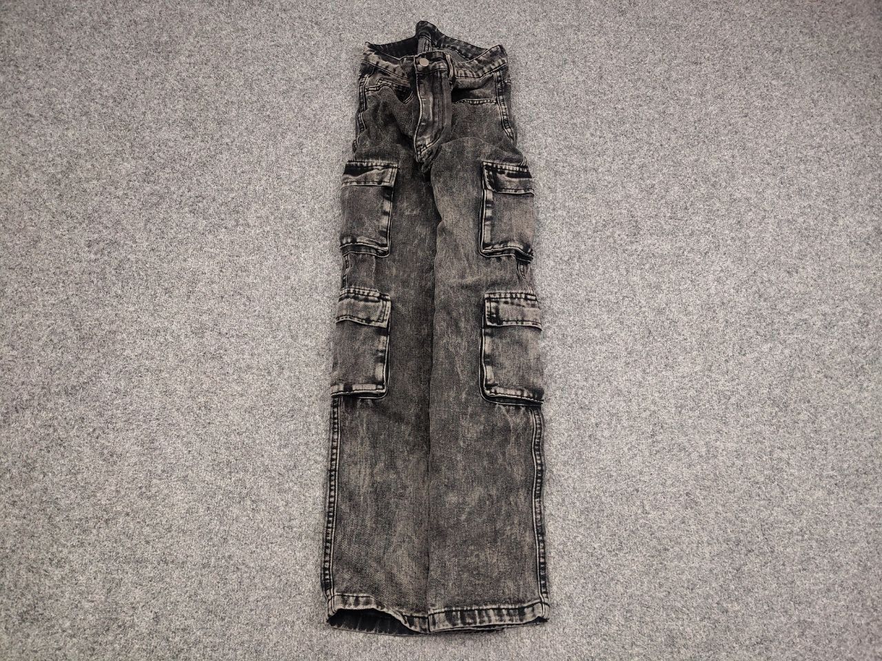 If Six Was Nine Baggy Faded Cargo If Six Was Nine Style Parachute Y2K Pants Size US 31 - 2 Thumbnail