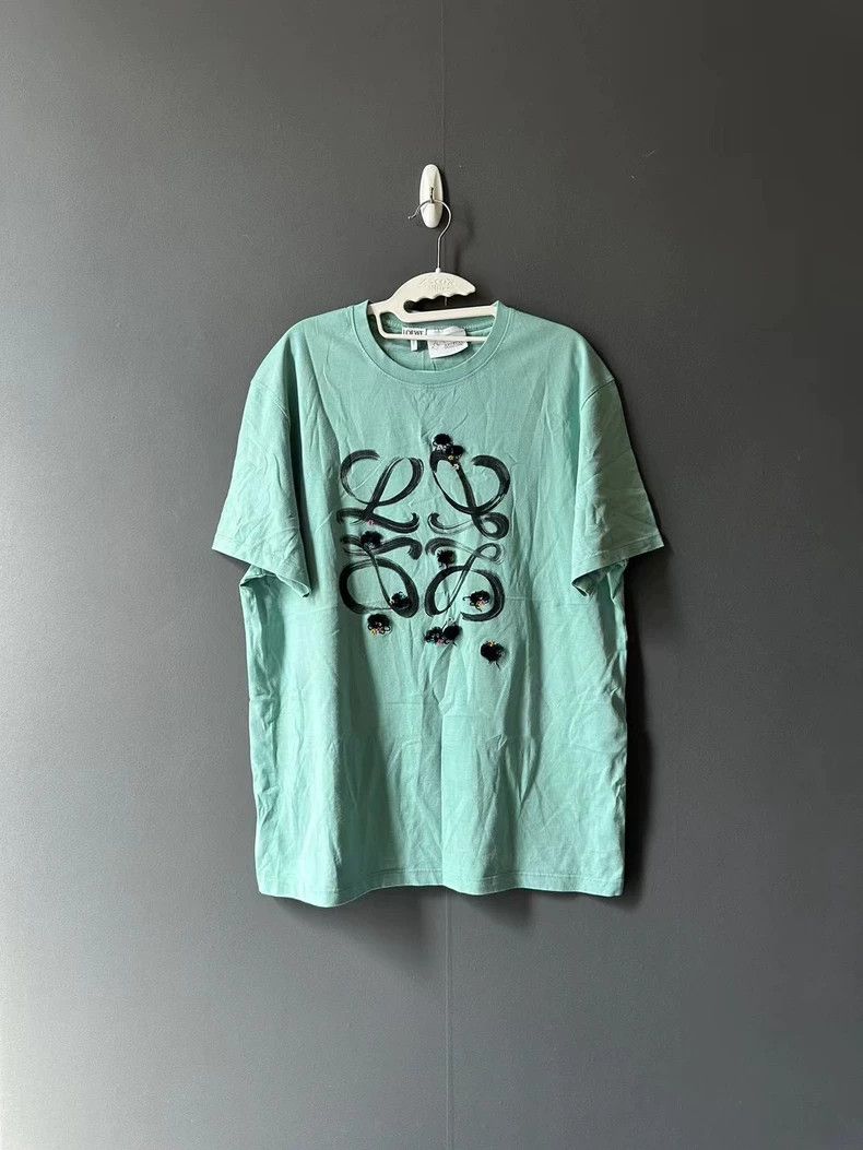 LOEWE Green Sora no Kiki coal ball short sleeves