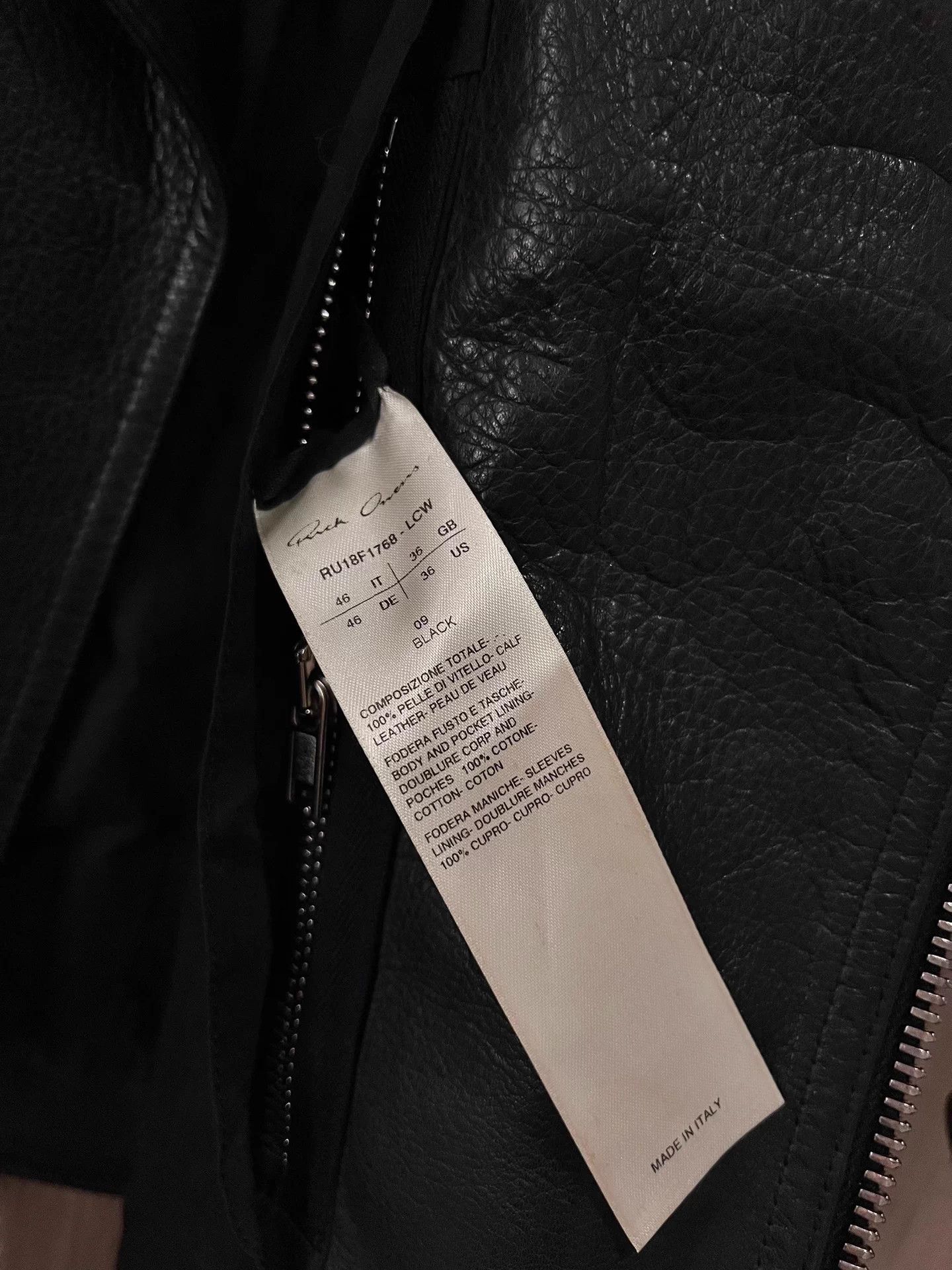 Rick Owens Rick Owens leather jackets Size US S / EU 44-46 / 1 - 5 Thumbnail