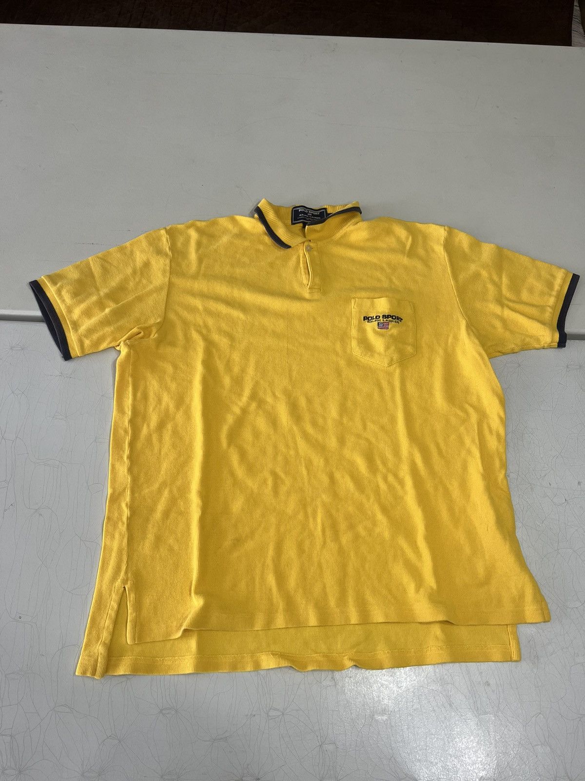 Polo Ralph Lauren × Vintage Vintage polo sport polo shirt Size US XL / EU 56 / 4 - 1 Thumbnail