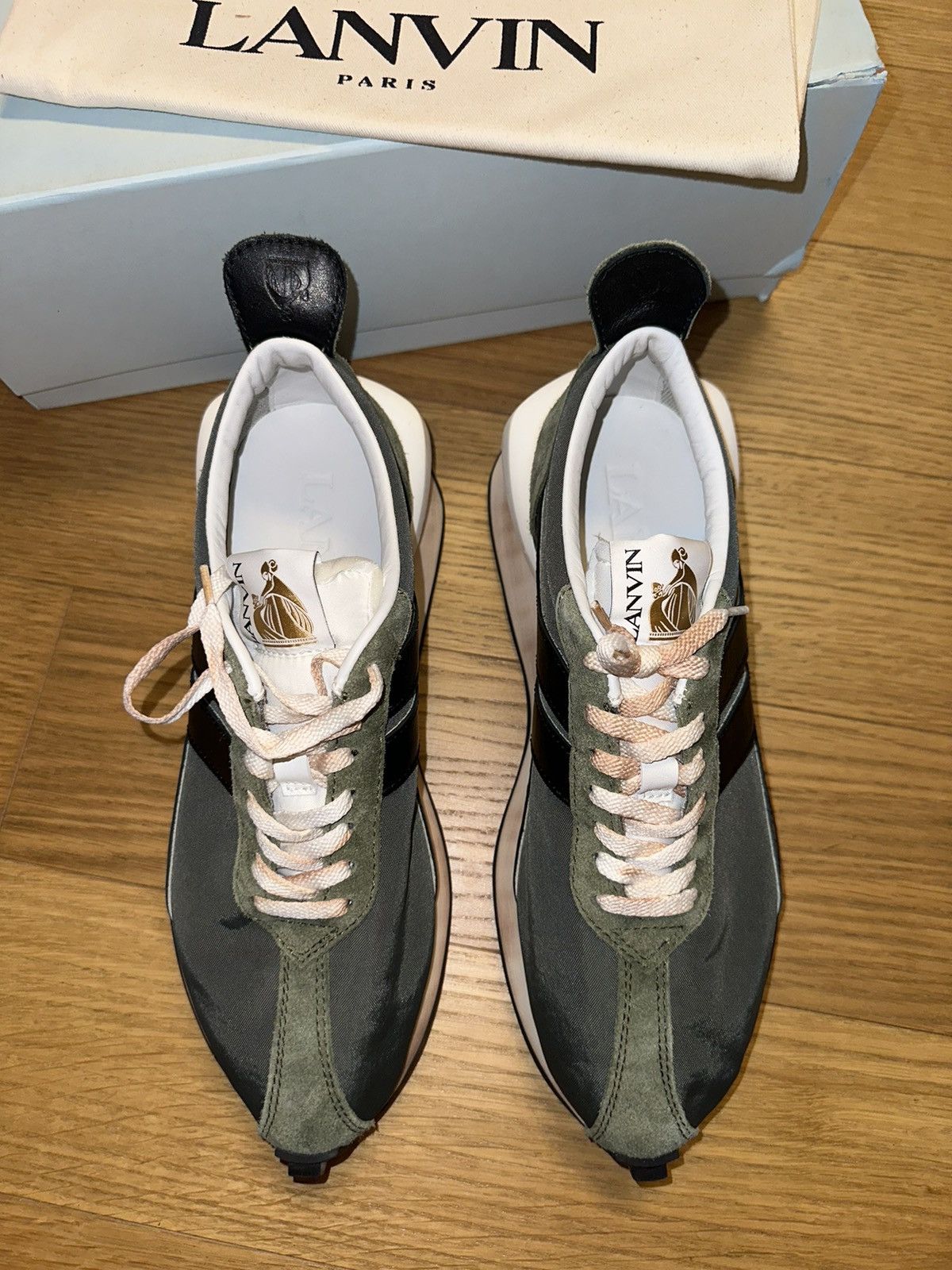 Lanvin Lanvin Men's JL Runner Colorblock Sneakers US9 (43EU) Size US 9 / EU 42 - 6 Thumbnail