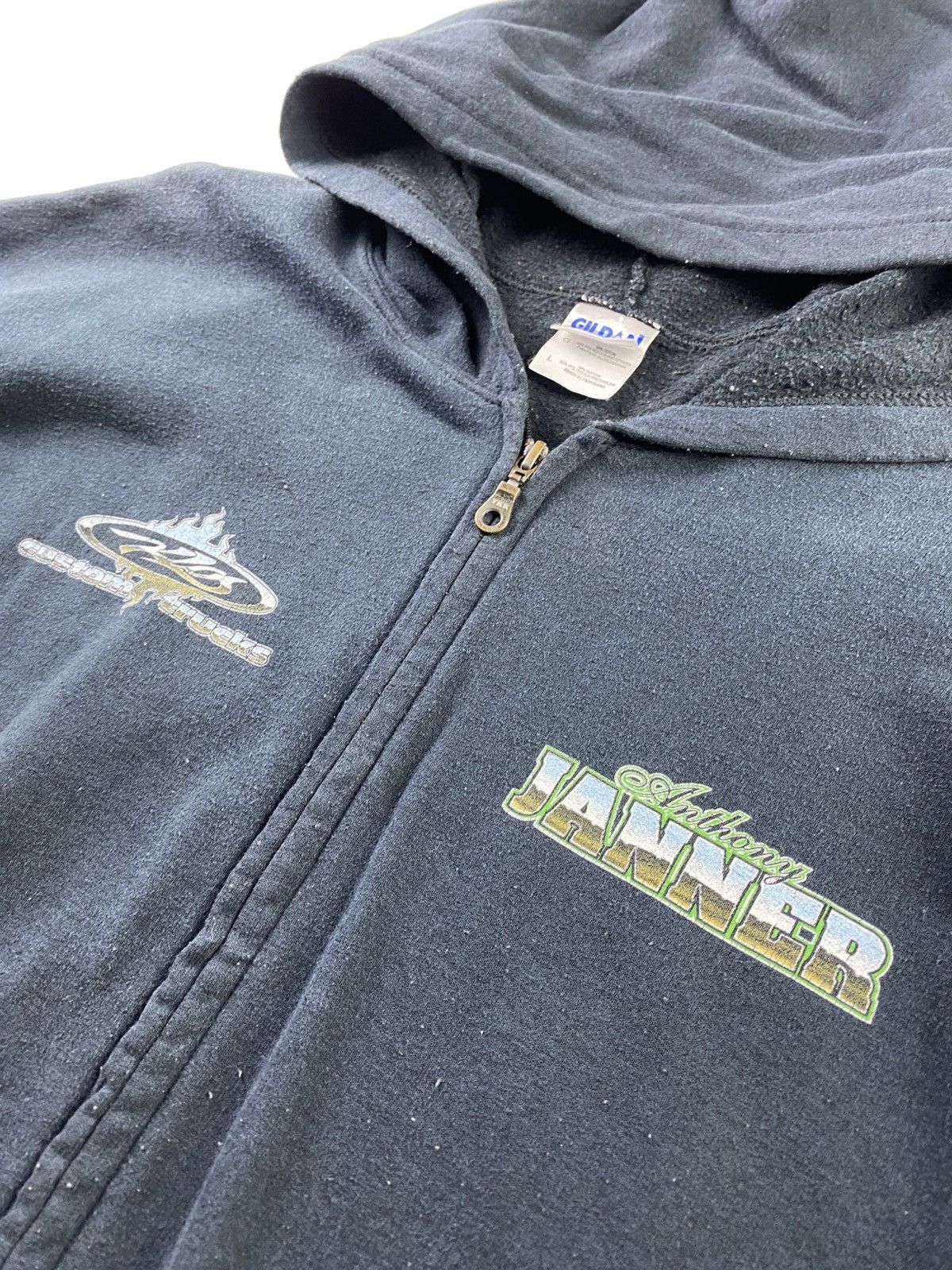 Designer × Vintage Hoddie Zipper Trucker Anthony Janner (A2) Size US L / EU 52-54 / 3 - 3 Thumbnail