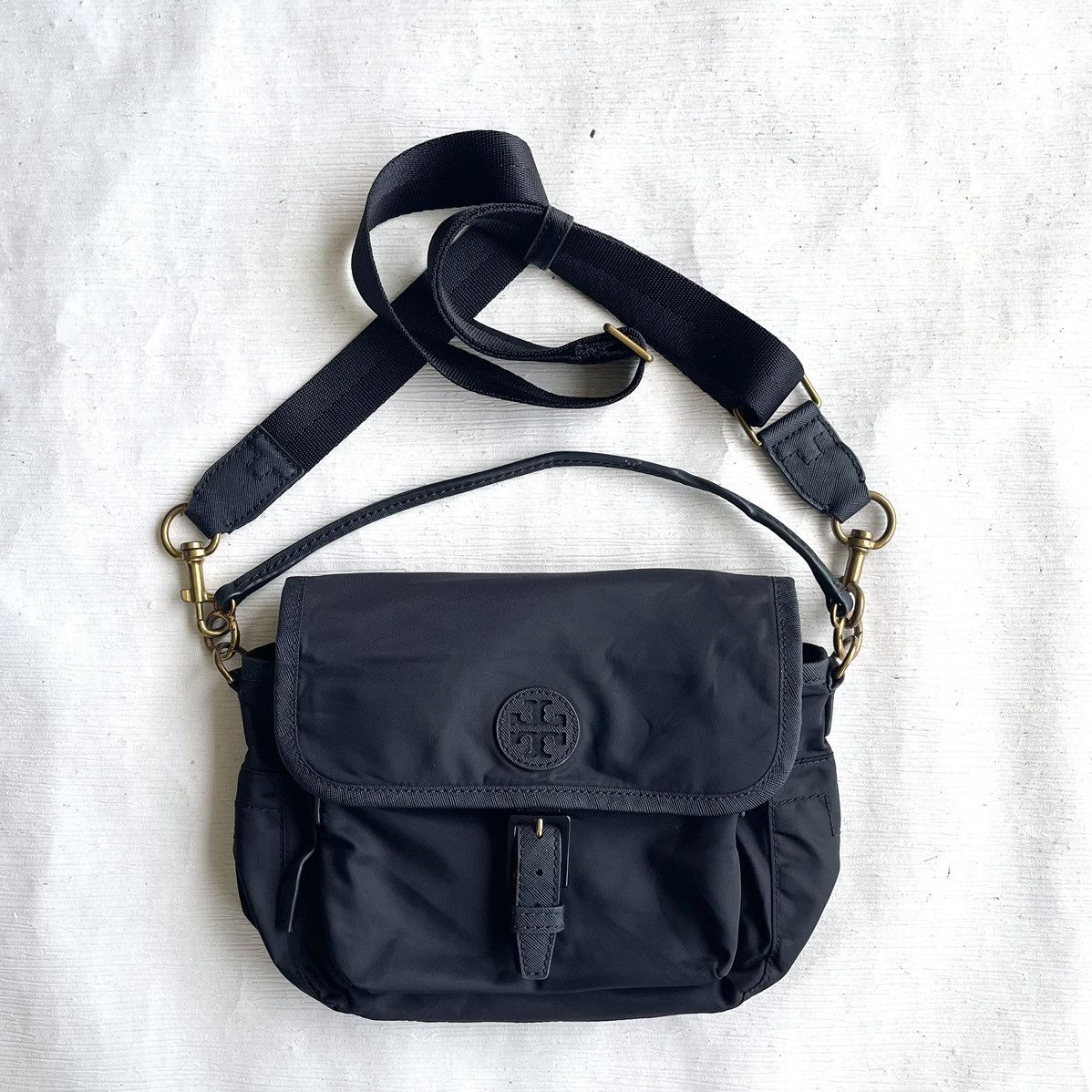 Tory Burch Tory Burch Scout Nylon Black Crossbody Size ONE SIZE - 1 Thumbnail