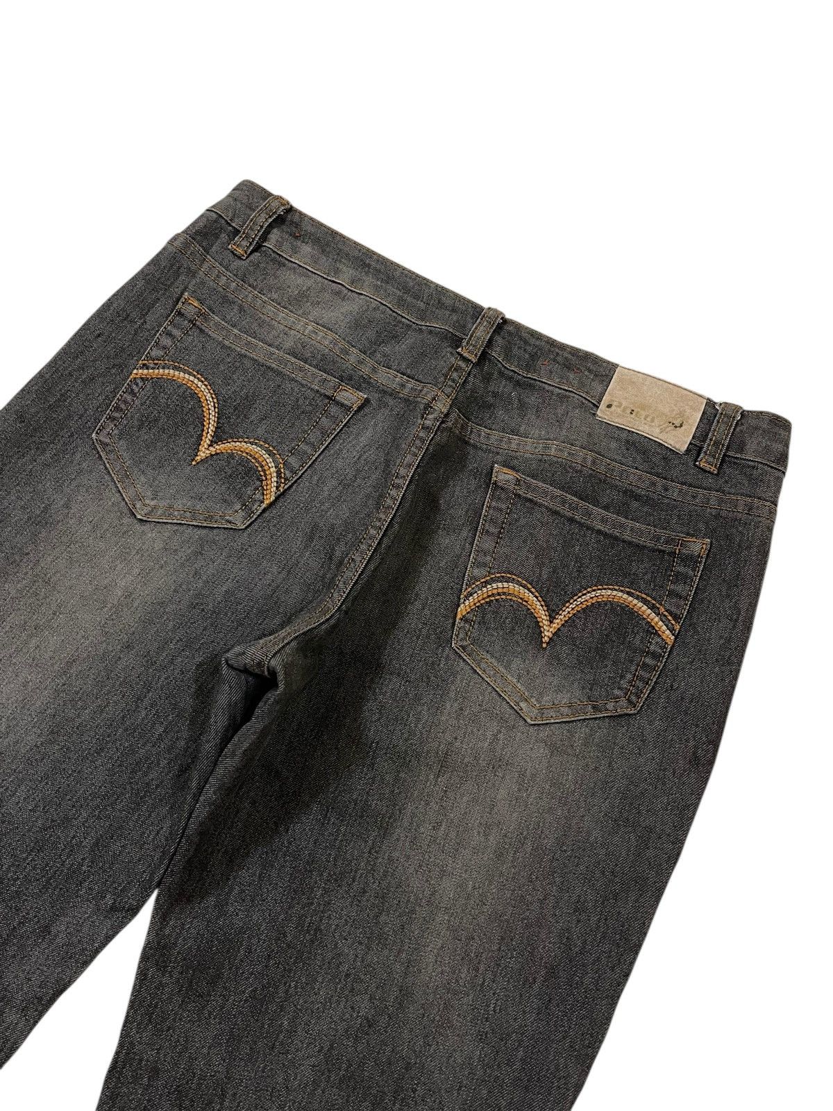 Polo Ralph Lauren POLO Straight Fit Jeans Embroidered Pocket Logo Denim Size US 31 - 12 Thumbnail