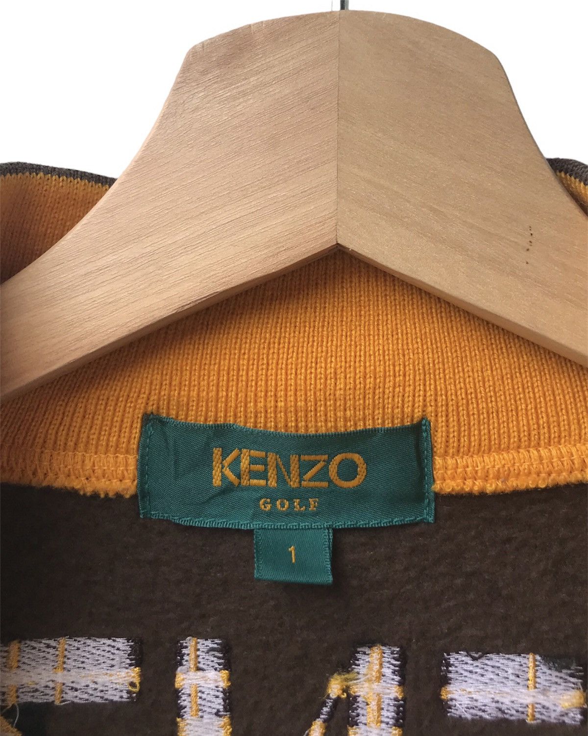 Kenzo Kenzo Golf Quarter Zip Fleece Pullover Size US S / EU 44-46 / 1 - 8 Thumbnail