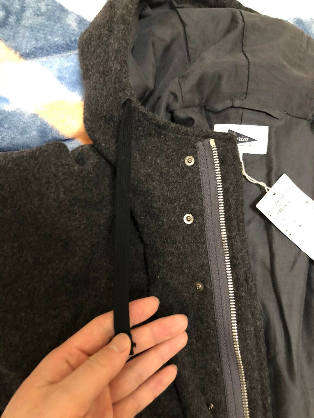 Pilgrim Surf + Supply Pilgrim Surf Supply Carbon Black Wool Coat 9.9N YKK Cordura Size US S / EU 44-46 / 1 - 4 Thumbnail