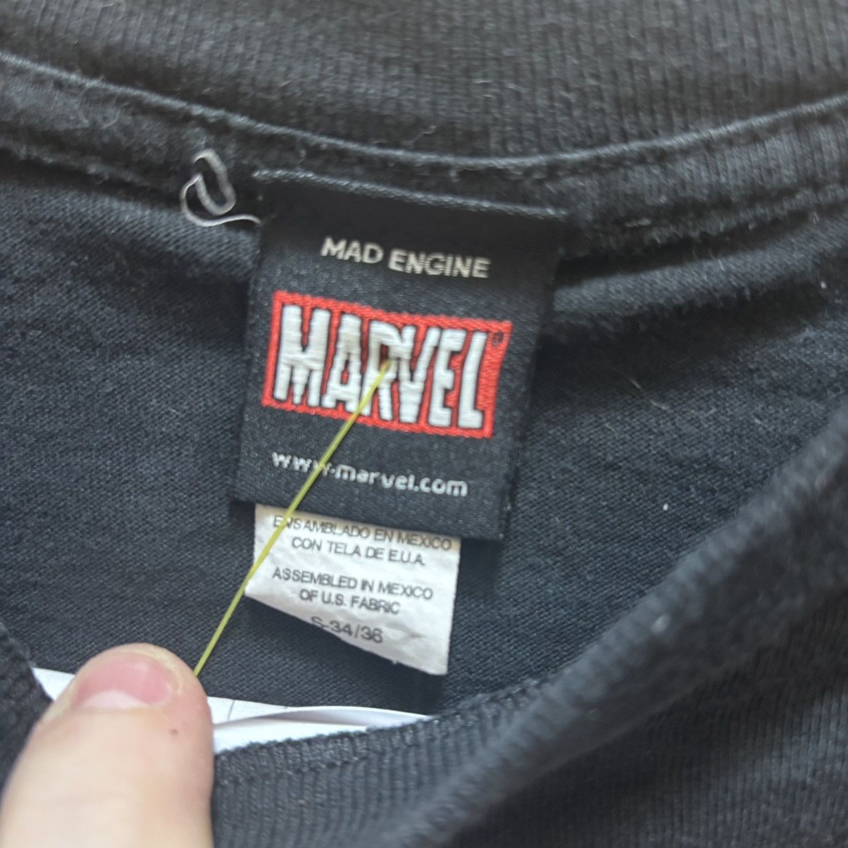 Marvel Comics × Vintage $70 Vintage 90s Marvel Mad Engine Big Print Tshirt Size US XS / EU 42 / 0 - 2 Thumbnail