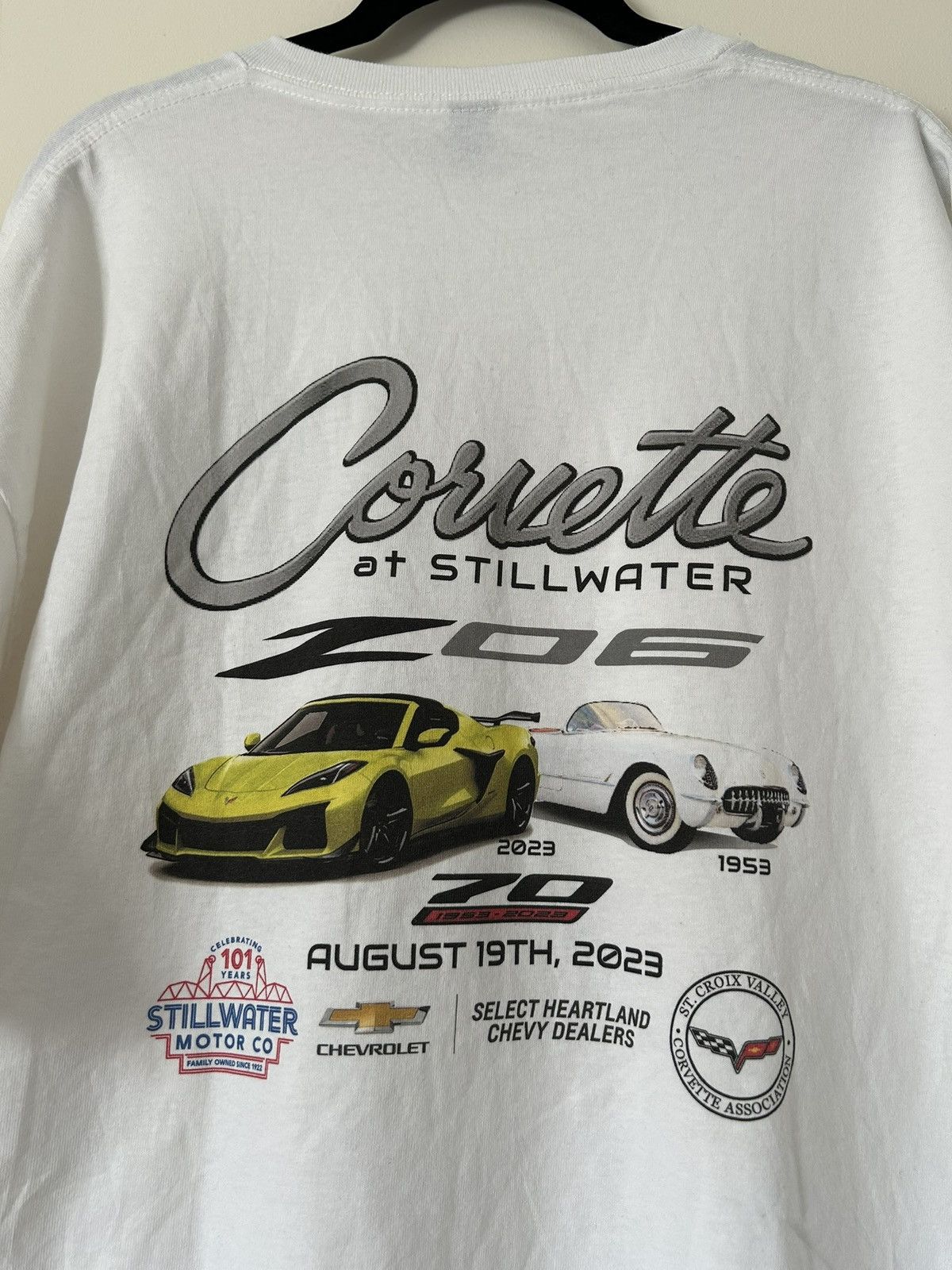 Other Corvette at Stillwater Car Show Tee 2023 Size US XL / EU 56 / 4 - 2 Thumbnail