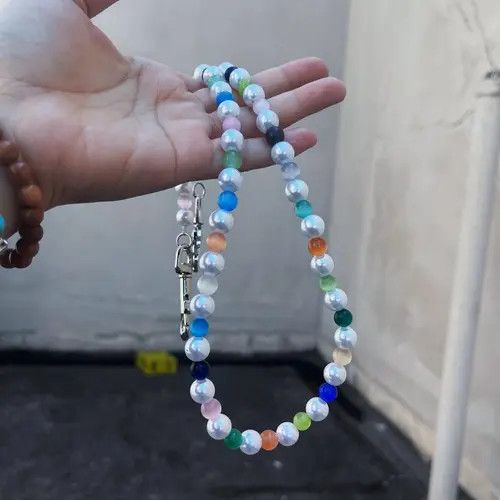 Jewelry Pearl Pants Chain – Cleanfit Y2K Waist Accessory Size ONE SIZE - 2 Thumbnail