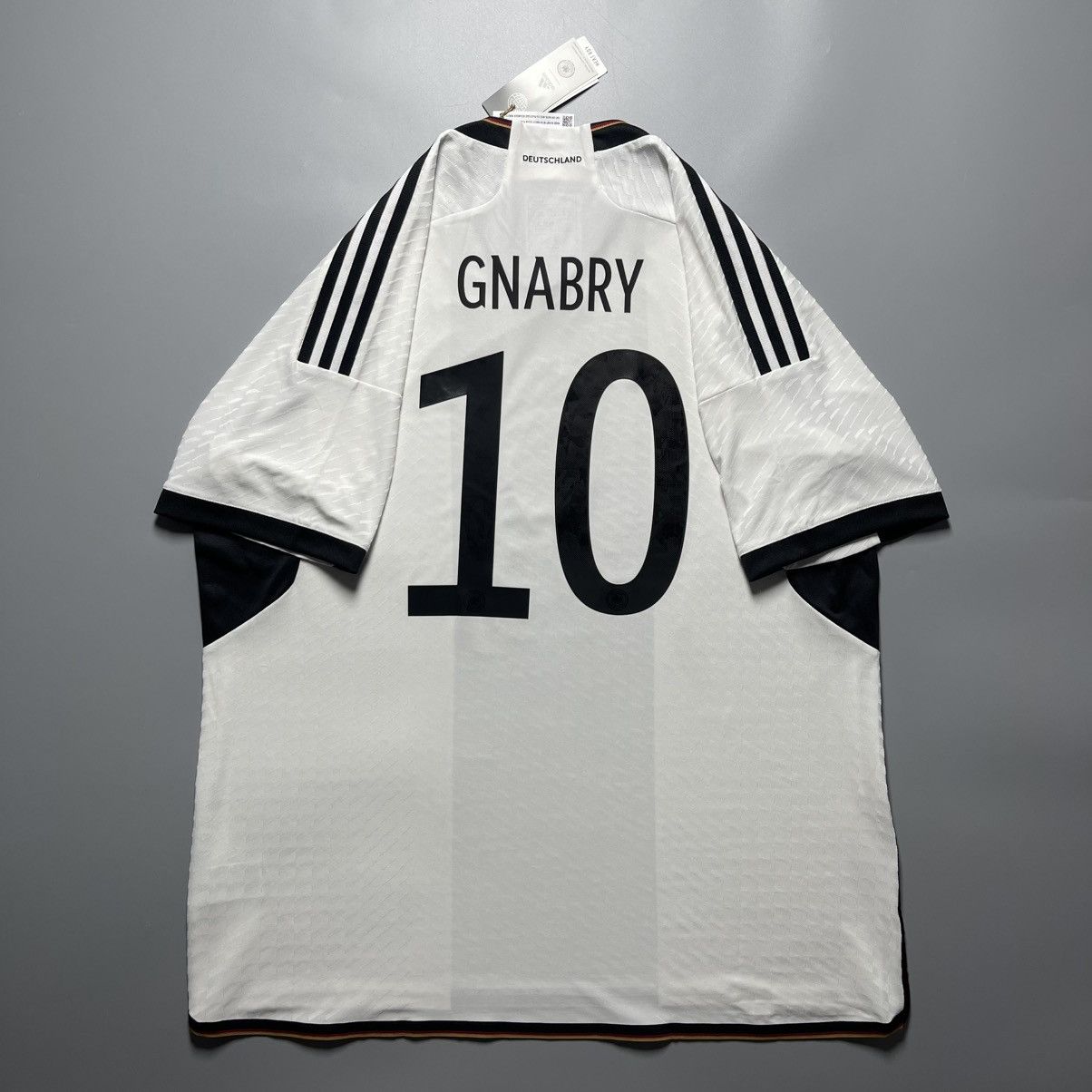 Adidas GERMANY ADIDAS 2022 WORLD CUP SOCCER HOME JERSEY #10 GNABRY Size US XXL / EU 58 / 5 - 1 Thumbnail