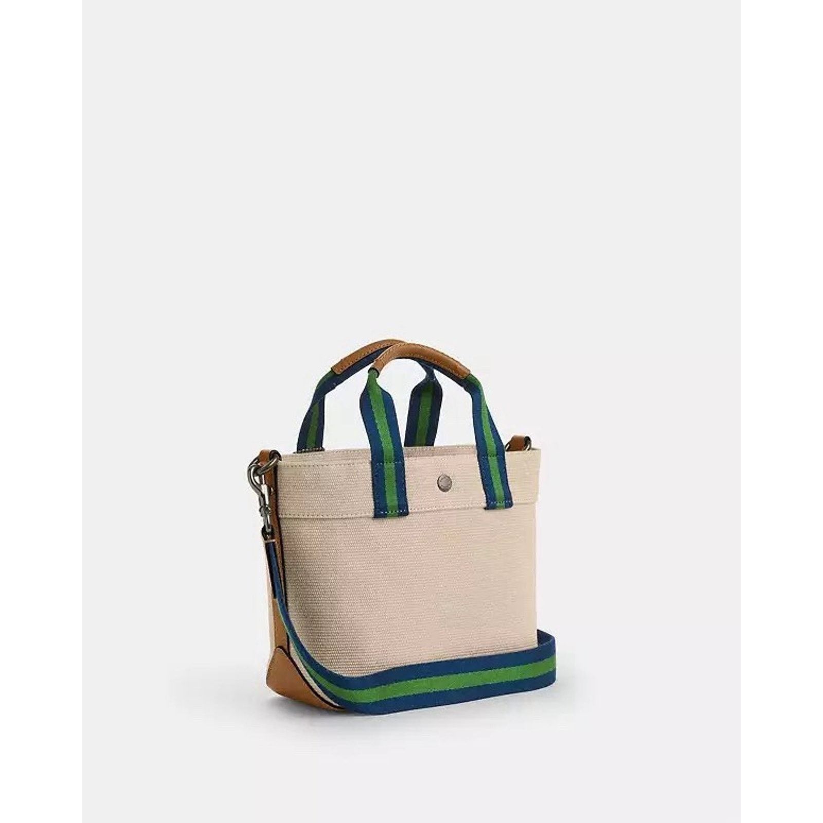 Coach NWT Coach Tote Bag 20 CBK29 Black Antique Nickel/Natural Size ONE SIZE - 8 Thumbnail