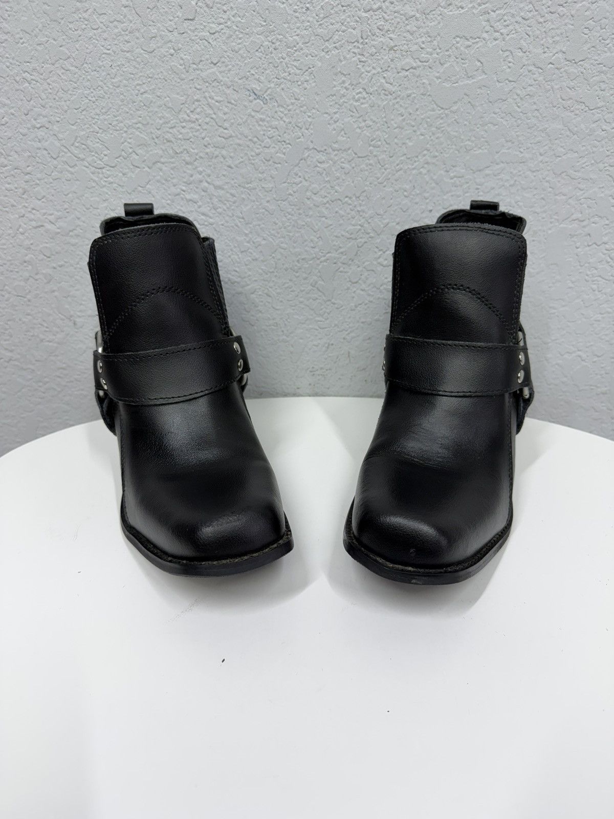 If Six Was Nine Vintage Italian AS 98 Rick Owens Style Leather Cowboy Boots Size US 9 / EU 42 - 2 Thumbnail