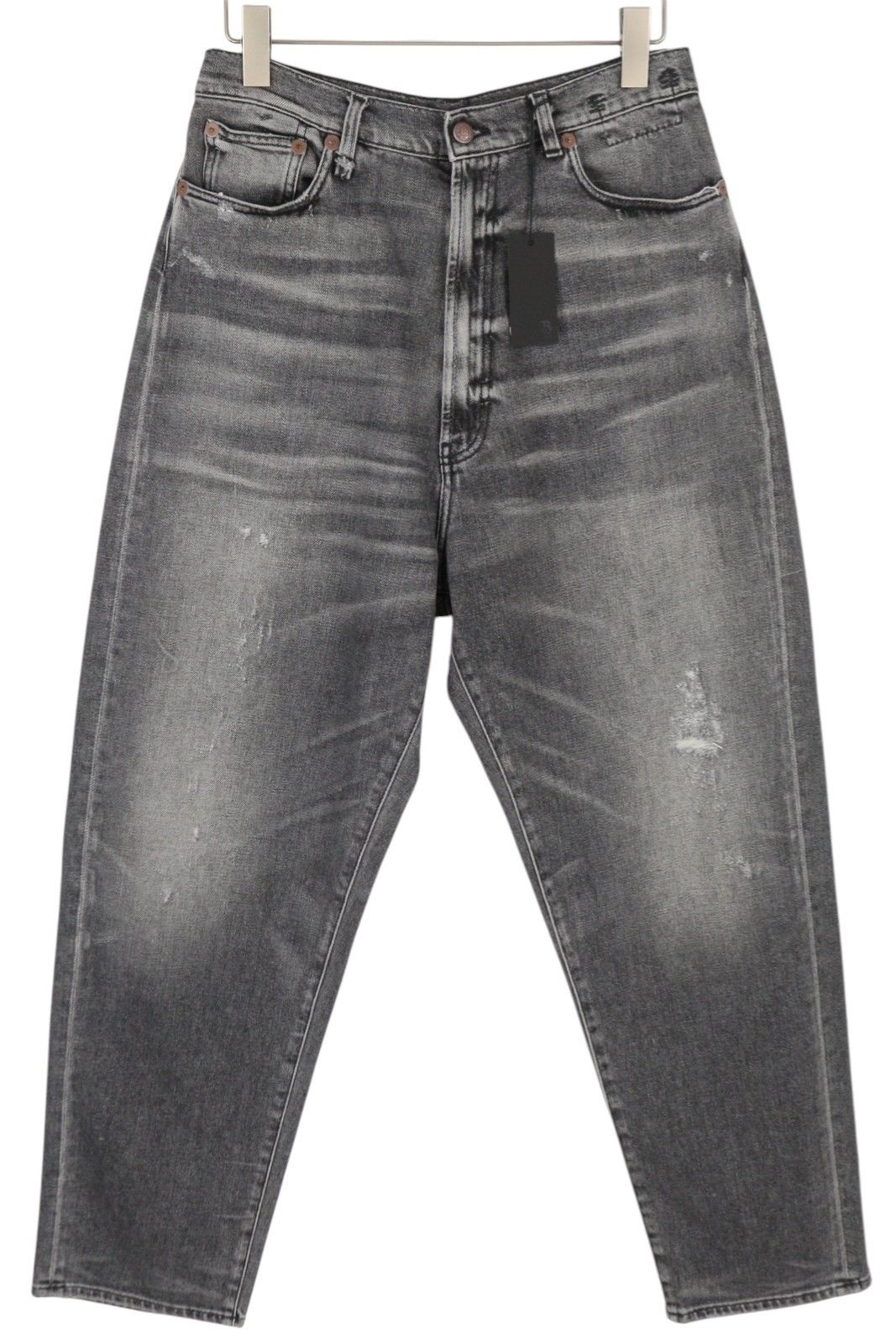 R13 JENNIE TAPERED 27 Vintage Grey Faded Ripped 85805 Size 27" / US 4 / IT 40 - 1 Thumbnail