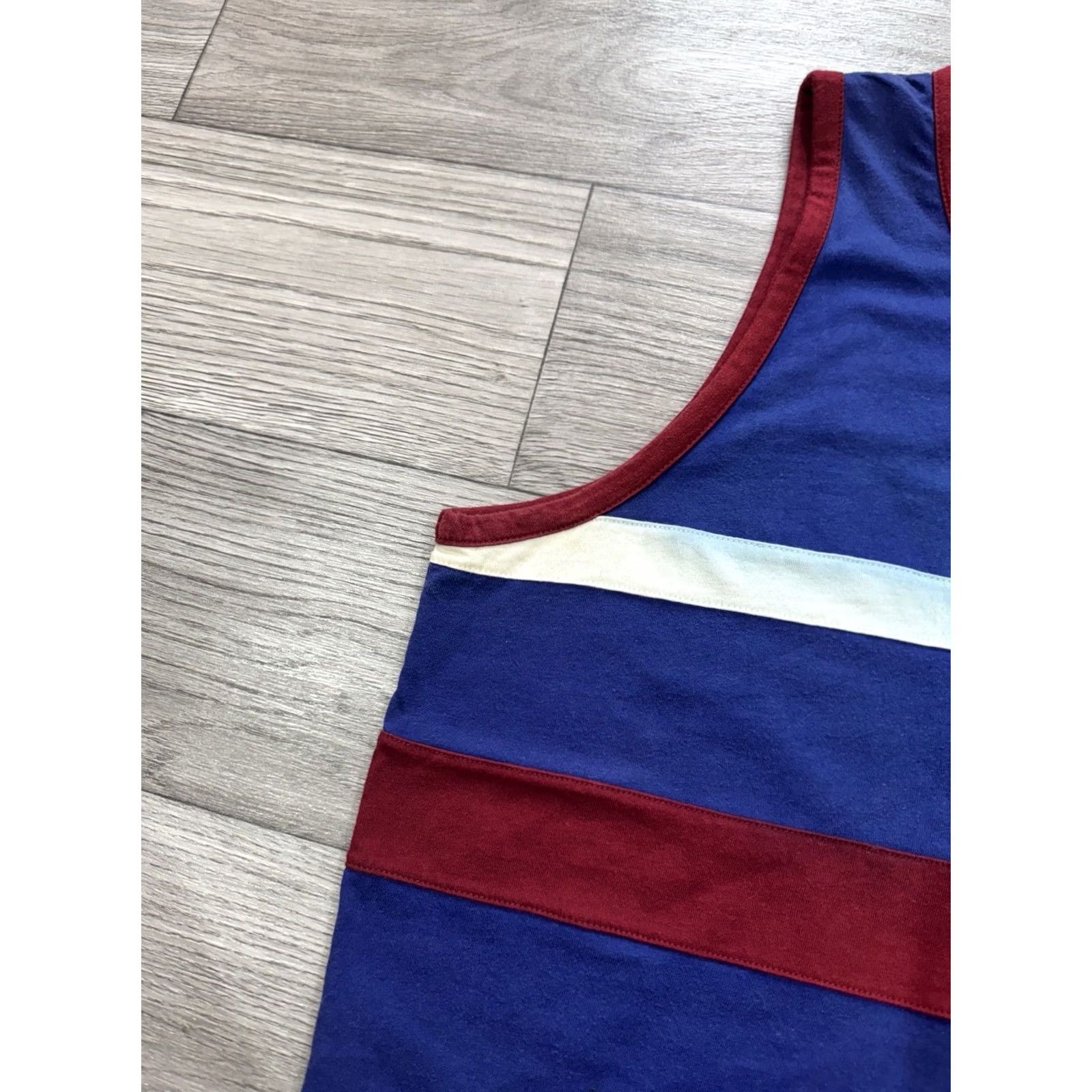 Nike VINTAGE Nike Tank Top Shirt Sleeveless USA Swoosh Navy XL Shirt Mens Blue USA 90s Size US XL / EU 56 / 4 - 7 Thumbnail
