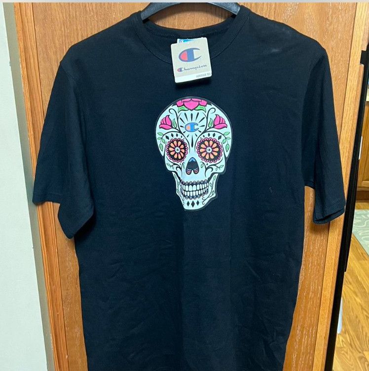 Champion Champion Day Of The Dead Tshirt Size US L / EU 52-54 / 3 - 1 Thumbnail