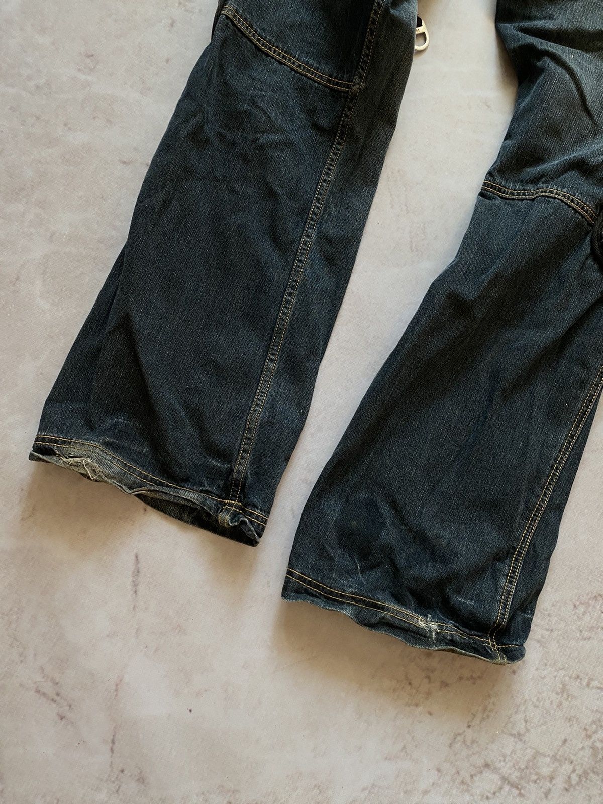 Faded Glory × Japanese Brand Vintage Cargo Denim Bandage pants Japanese style Size US 32 / EU 48 - 7 Thumbnail