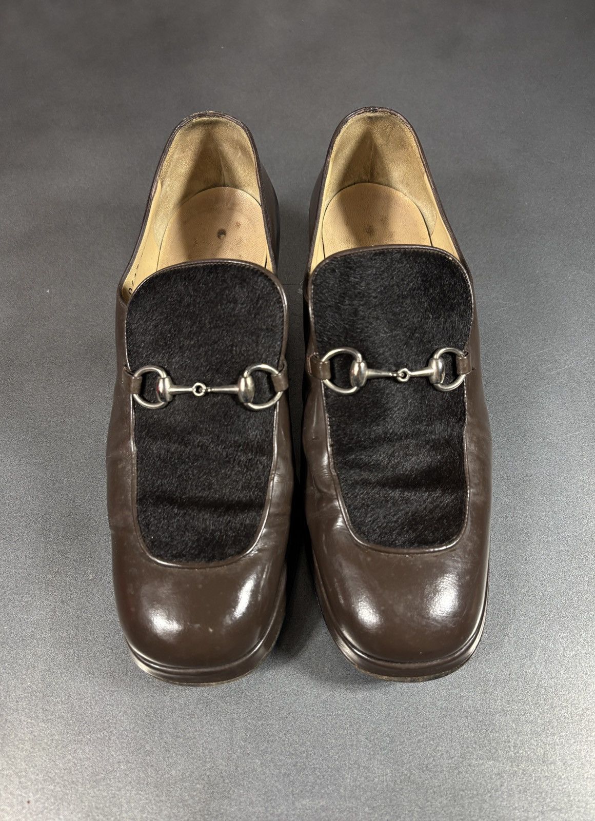 Gucci Vintage Gucci Horsebit Loafers 90s Tom Ford Pony Hair 2000s Size US 7 / IT 37 - 4 Thumbnail