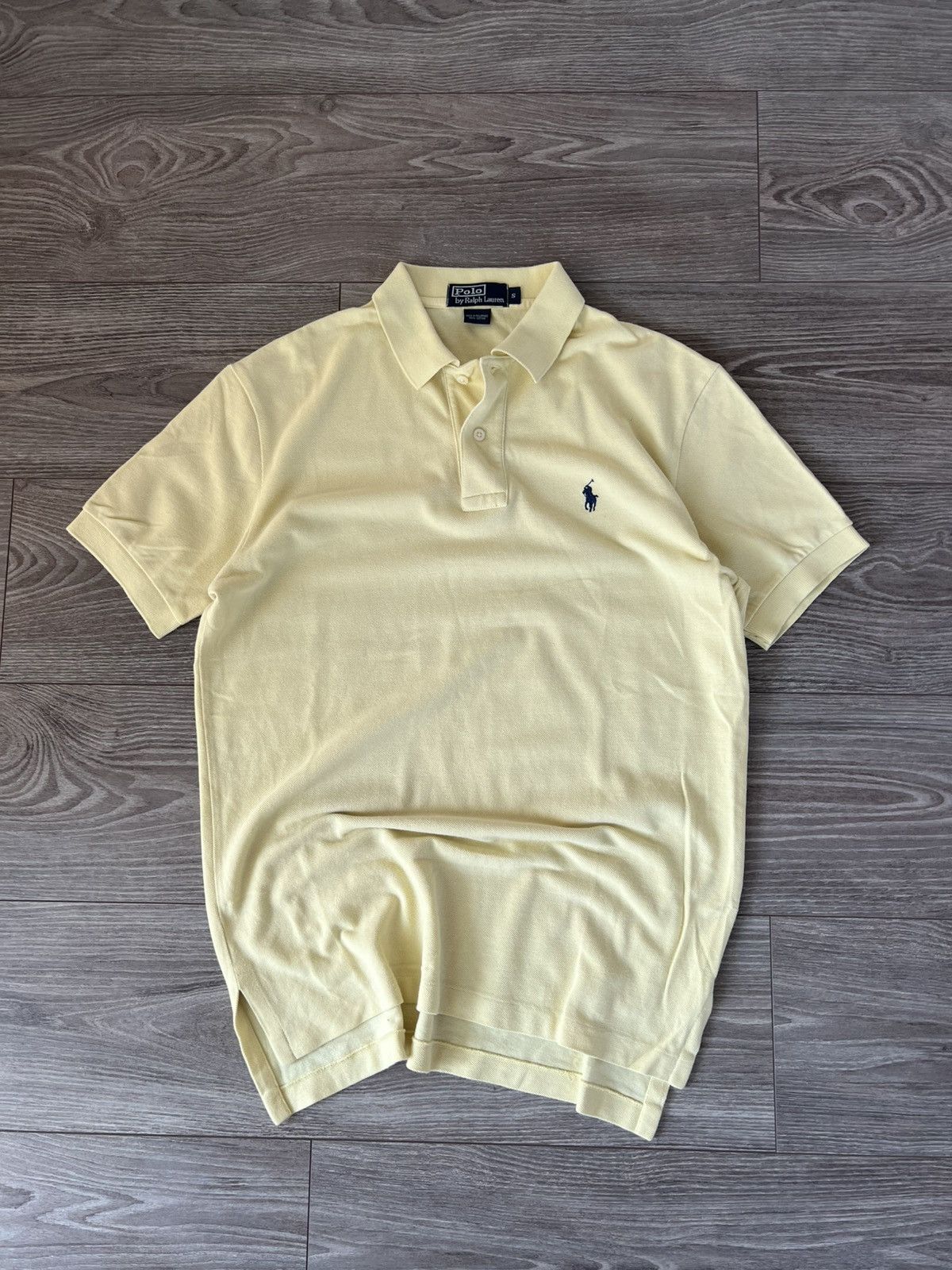 Designer × Polo Ralph Lauren ‼️Vintage Polo Ralph Lauren RRL Yellow Archival Casual Polo‼️ Size US S / EU 44-46 / 1 - 11 Thumbnail